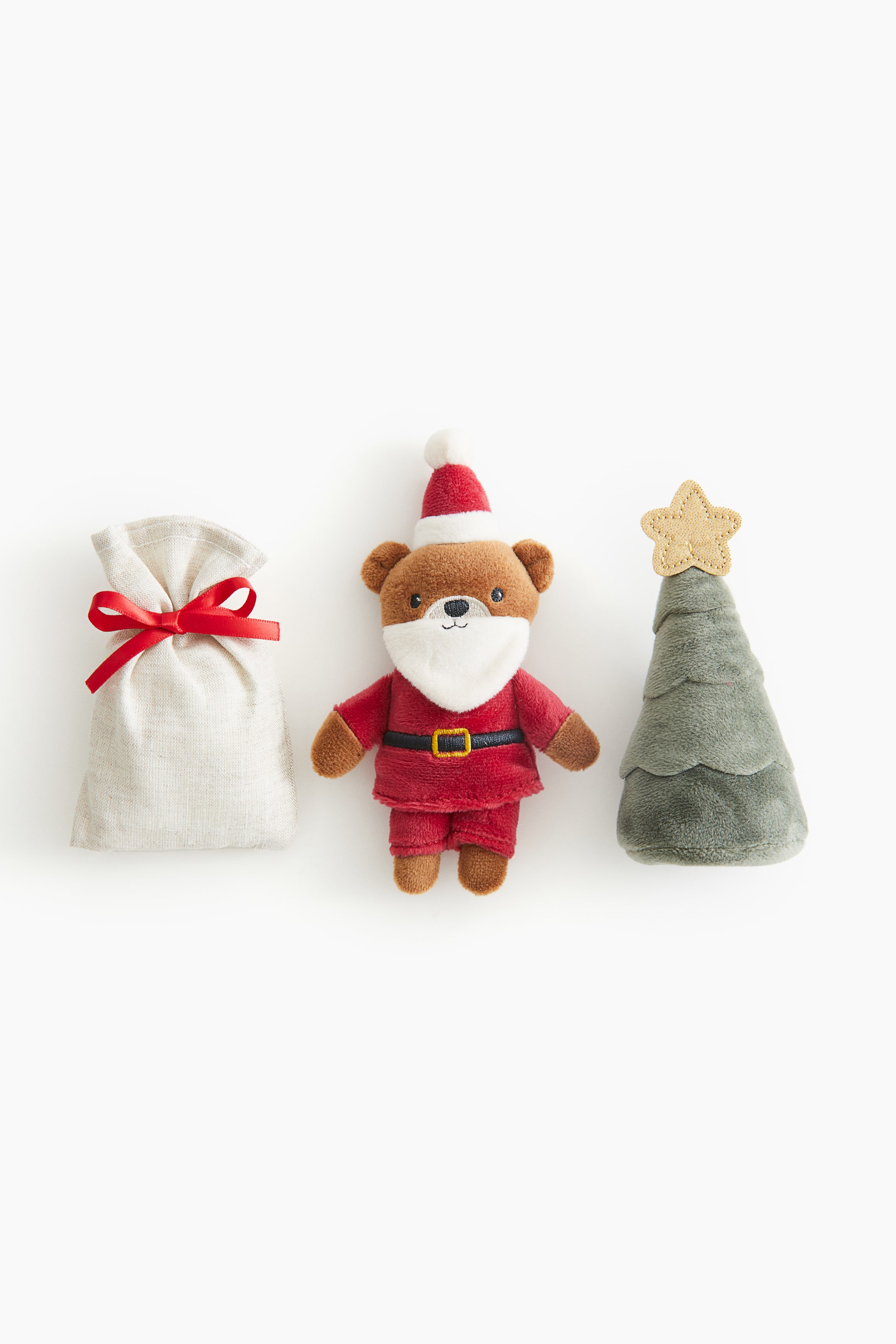 3-pack Christmas Soft Toys