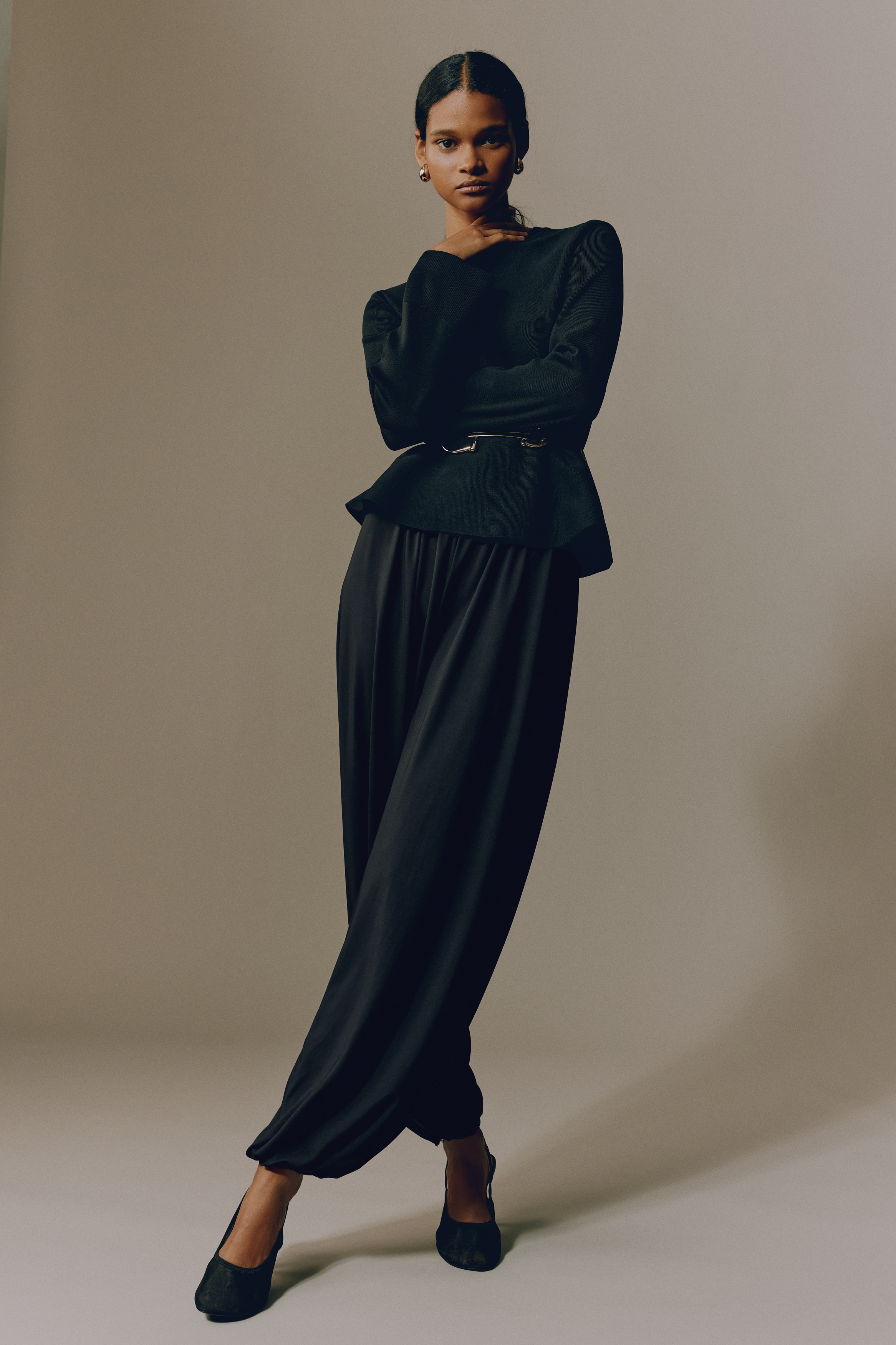 Ballongbyxa - Svart/Mörkgrå