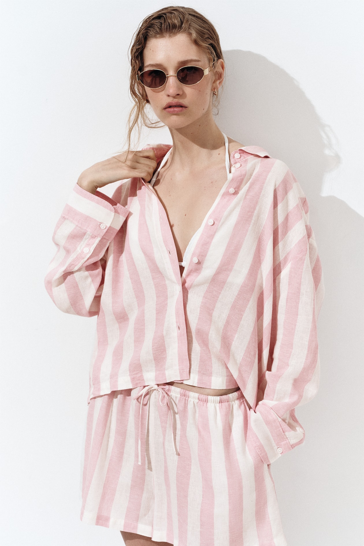 Linen-Blend Shirt - image 3