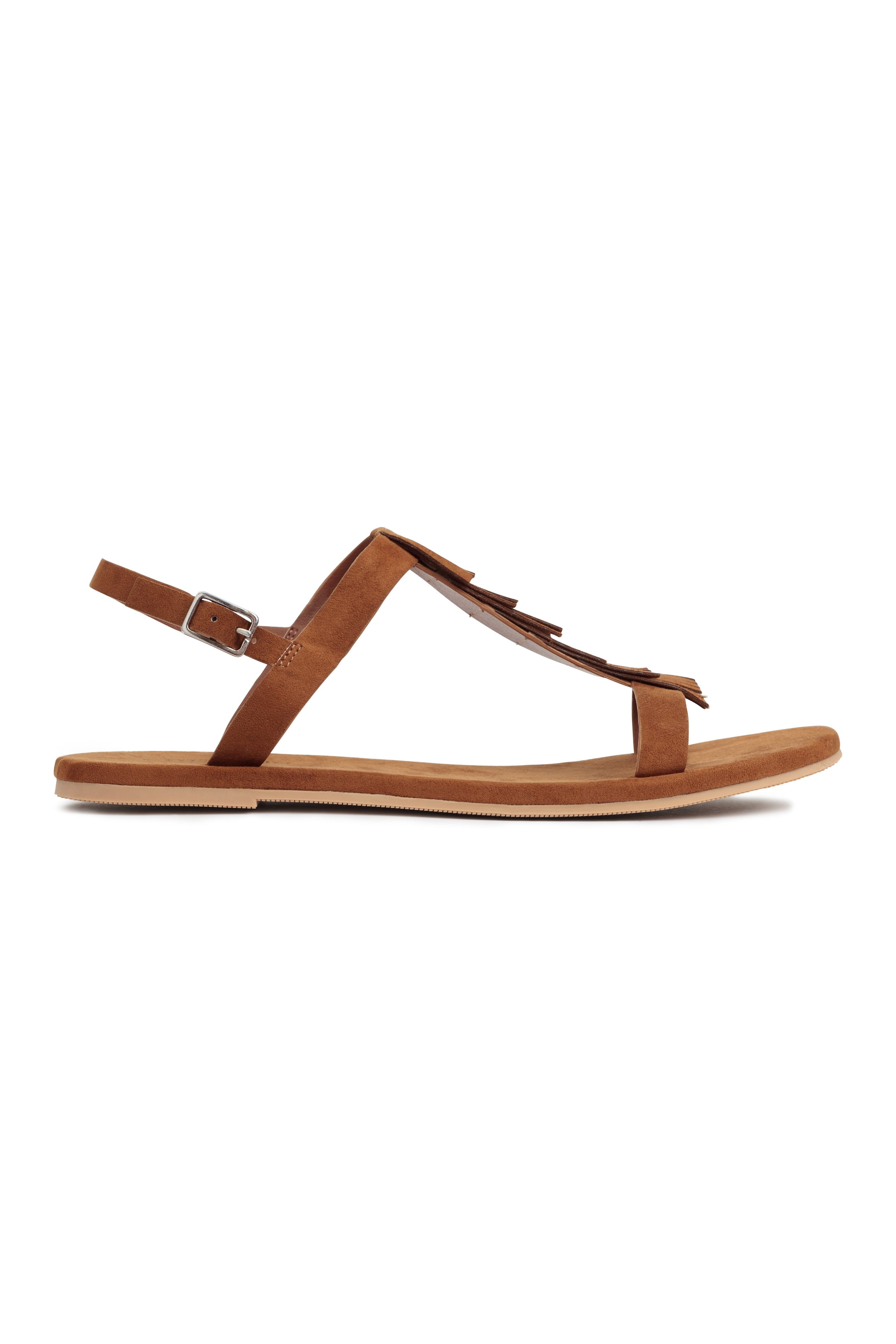Ver imagem maior: Sandálias com franjas - Castanho - SENHORA | H&M PT 1