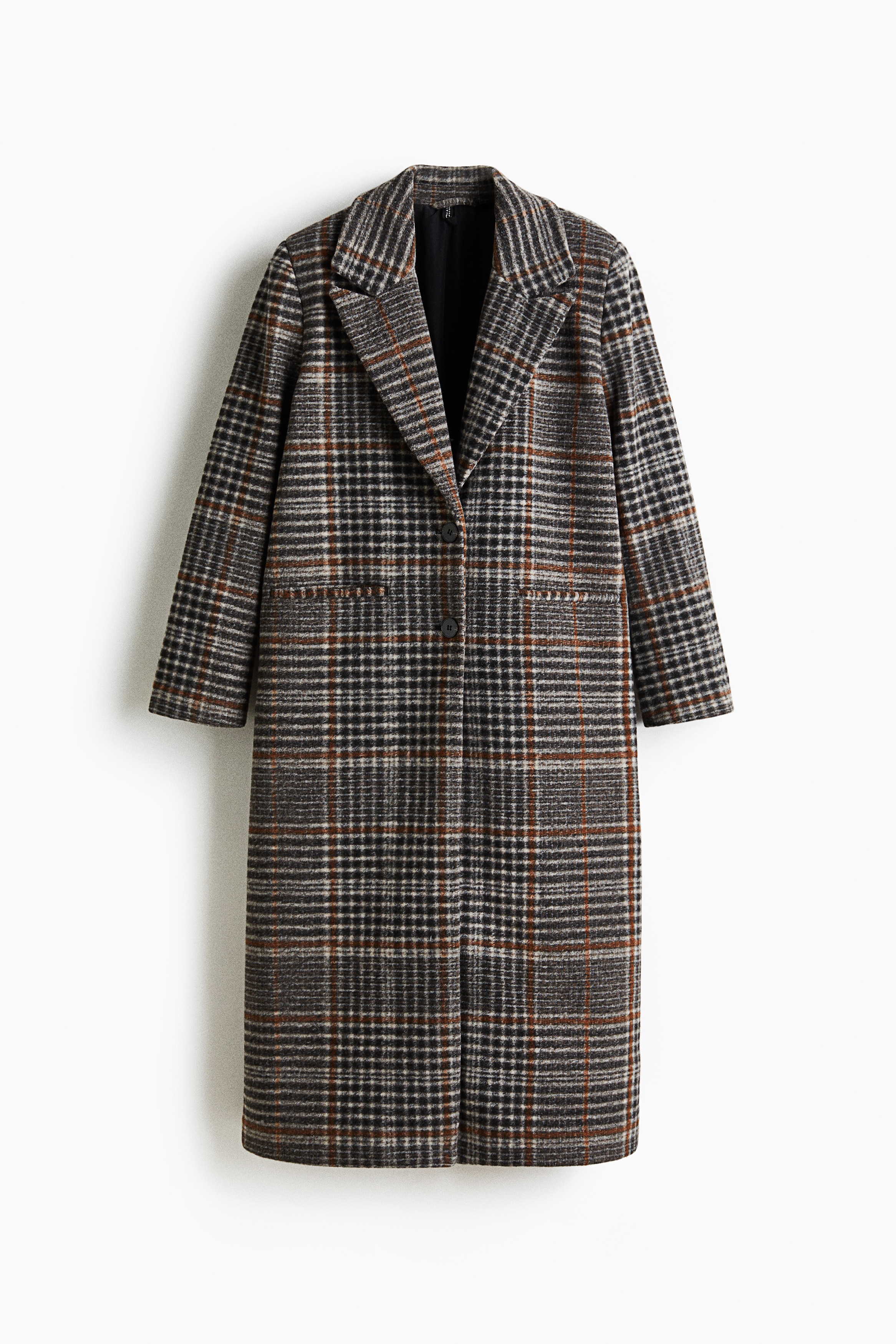 値下げ不可　I_am 2way fur midi check coat i_am】 2way fur midi check coat 値下げ不可 I_am 2way fur midi