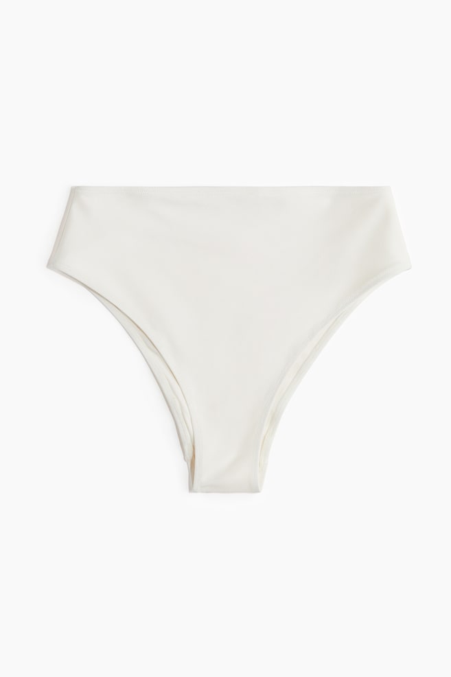 High Waist Cheeky Bikini bottoms - White/Powder pink/Paisley pattern/Dark purple/Cream/White/Light yellow/Burgundy/Dark brown/Dark brown/Black/Blue - 1