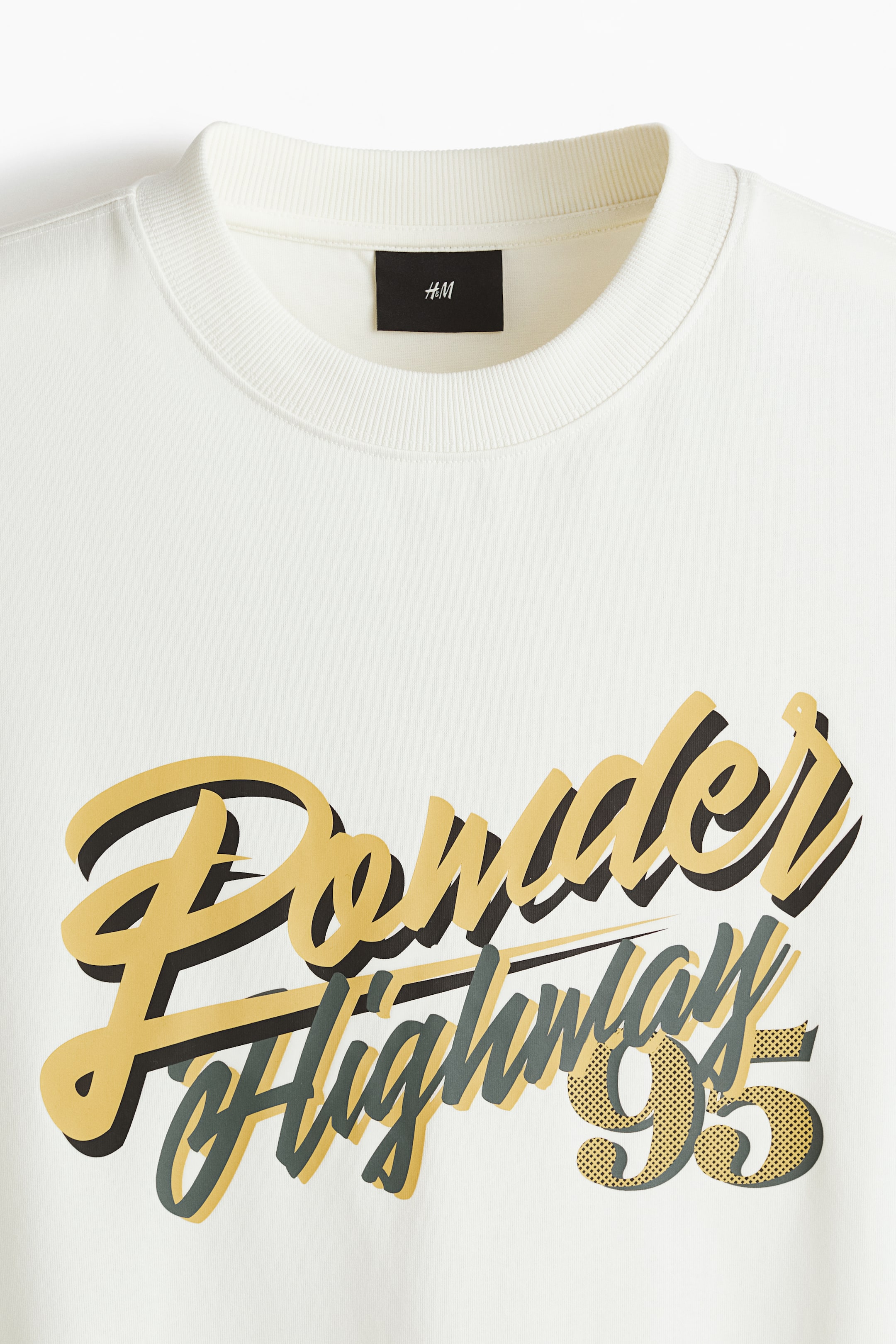 Xem ảnh lớn hơn: Áo thun cotton in hình - Màu trắng/Powder highway - Men | H&M VN 6