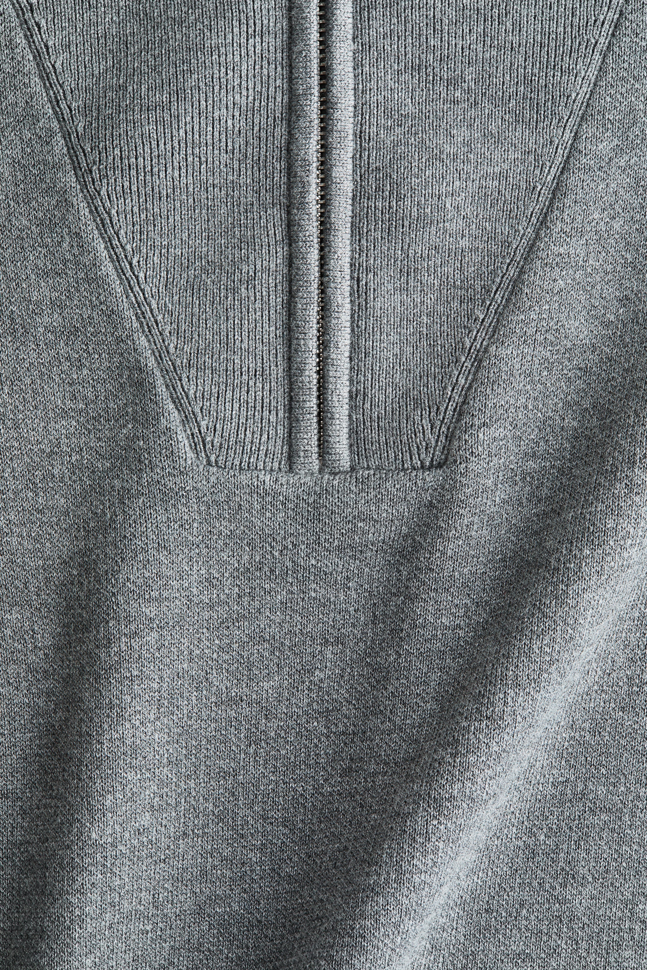 View larger image: Zip-top jumper - Grey marl - Ladies | H&M IN 2