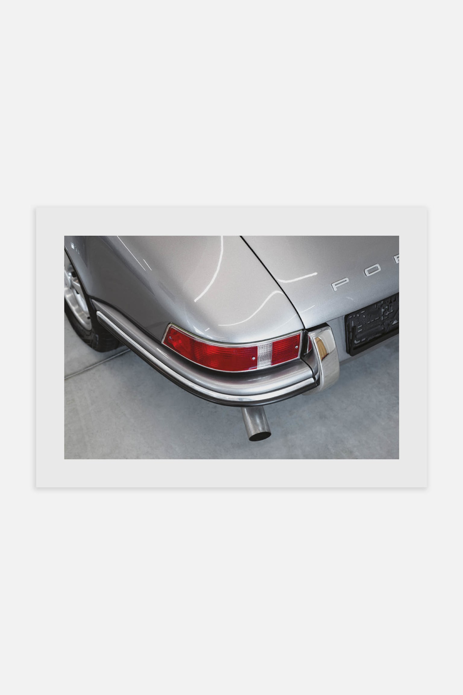 1969 Porsche Poster - Gray