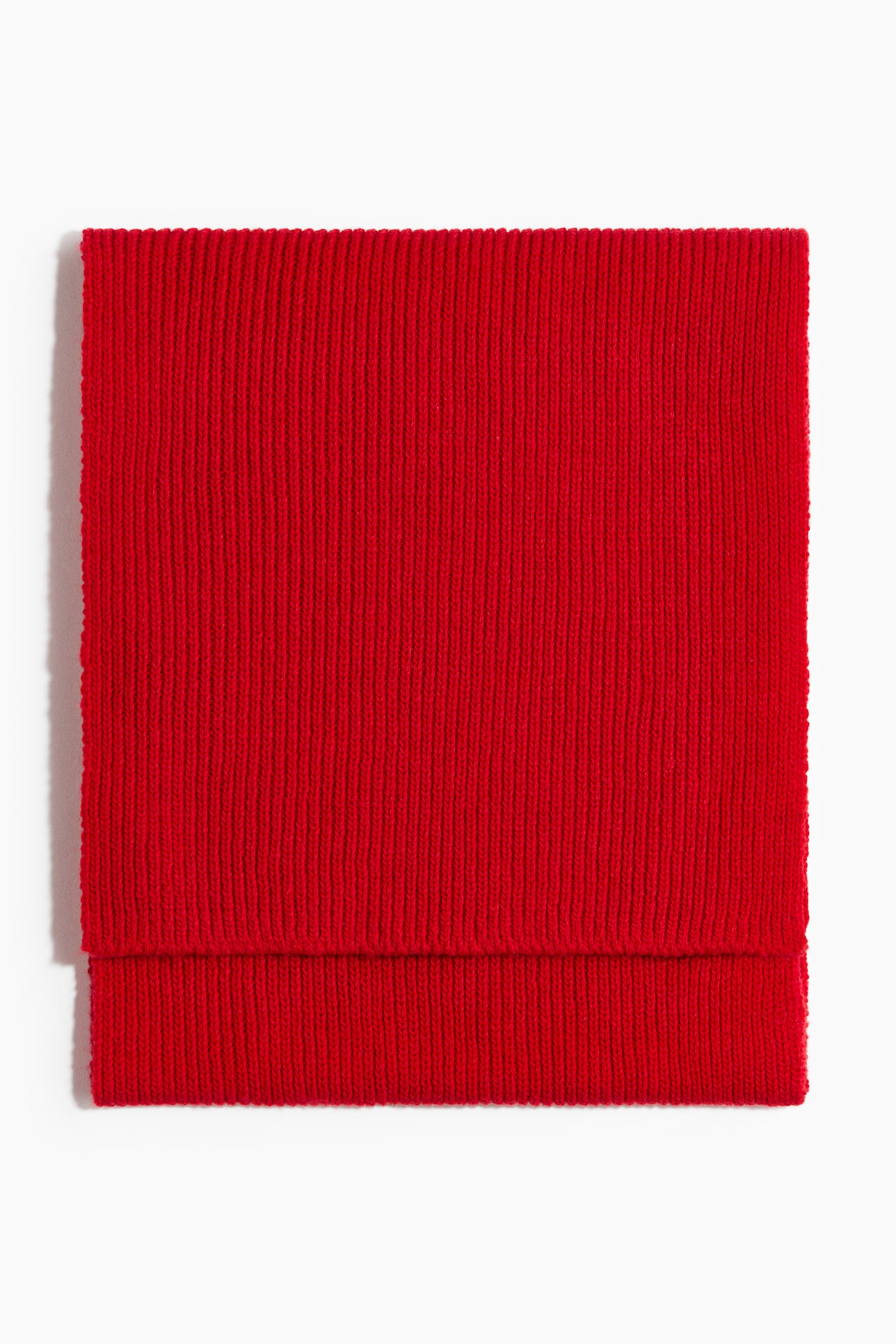 Schal aus Wollgemisch - Rot/Schwarz/Dunkelbraun