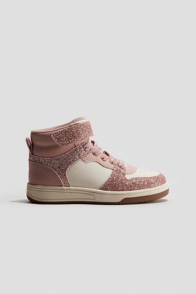 High Tops - Dusty pink/glittery/Beige/floral - 1
