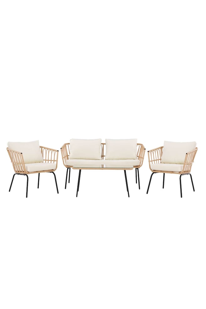 Conjunto De Lounge Ortigia - Acero, Natural - 1