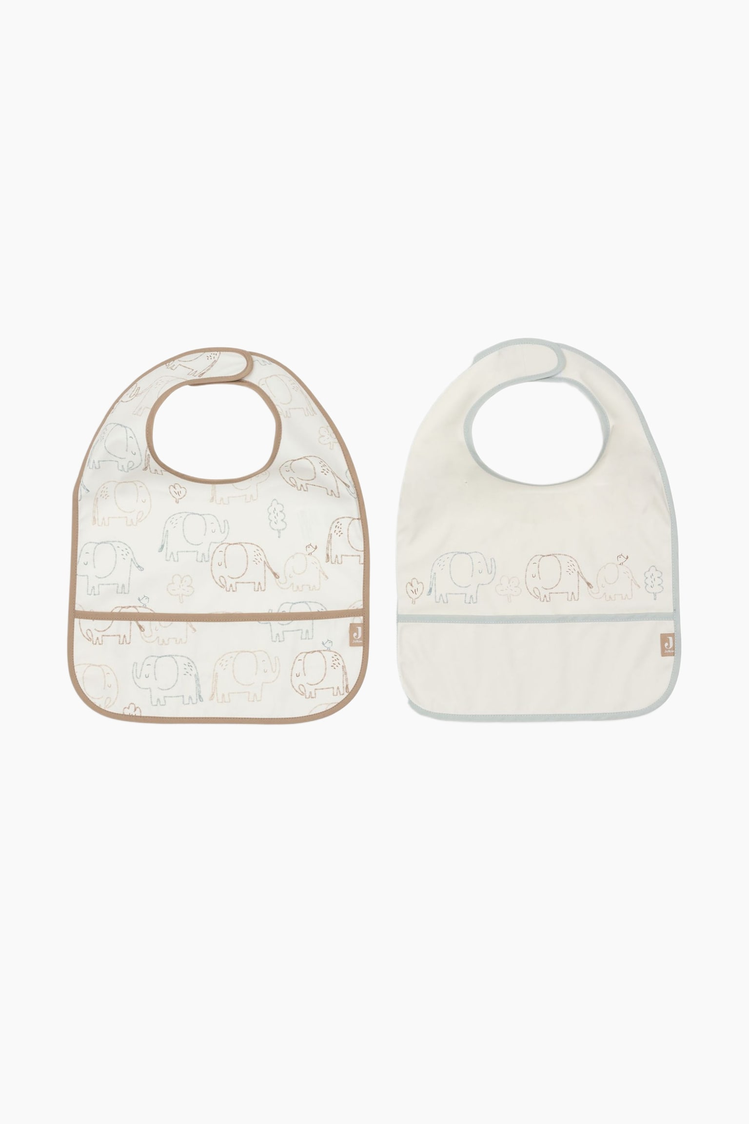 Bib Waterproof - 4 Pack - Elephant Tales/Leafy Dreams/Tiny Park/Flower Fairies - 3