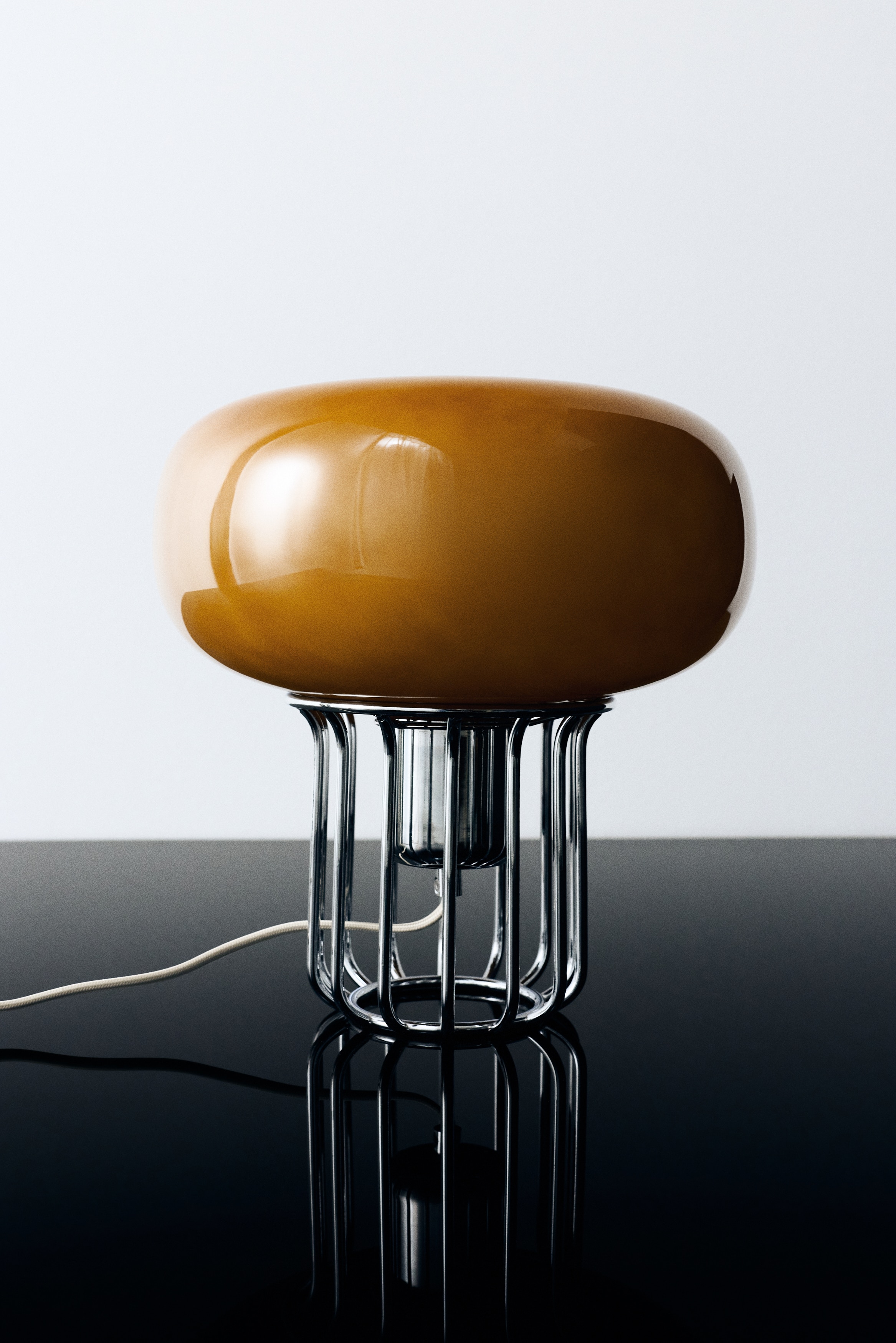 Bordslampa i glas