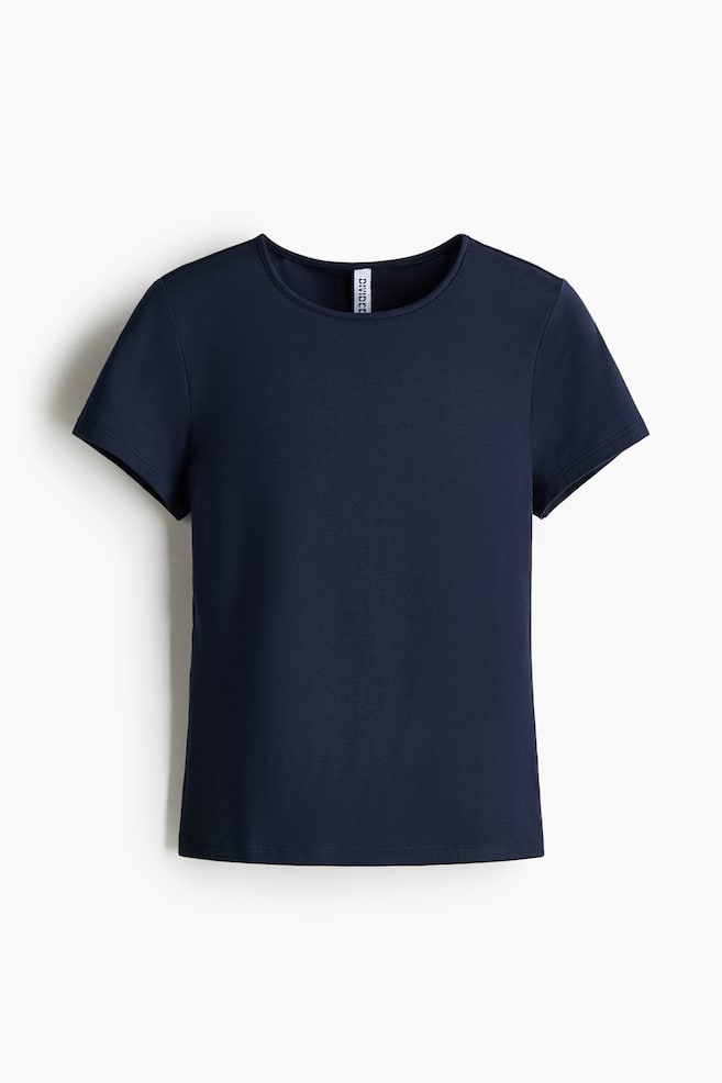 T-shirt ajusté - Marine/Violet prune/Bleu/Blanc - 1