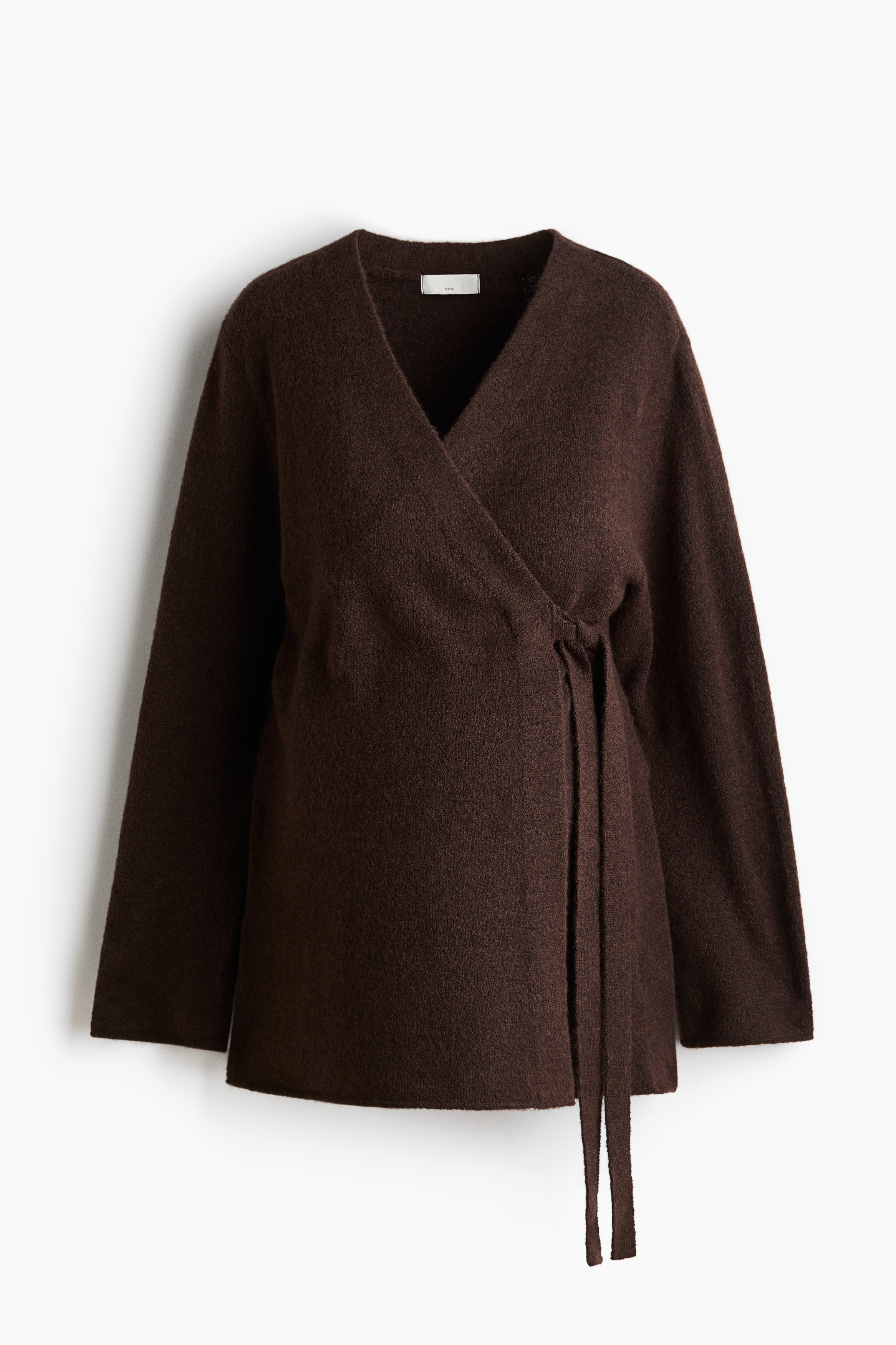 MAMA cárdigan cruzado Before & After - Café oscuro/Crema