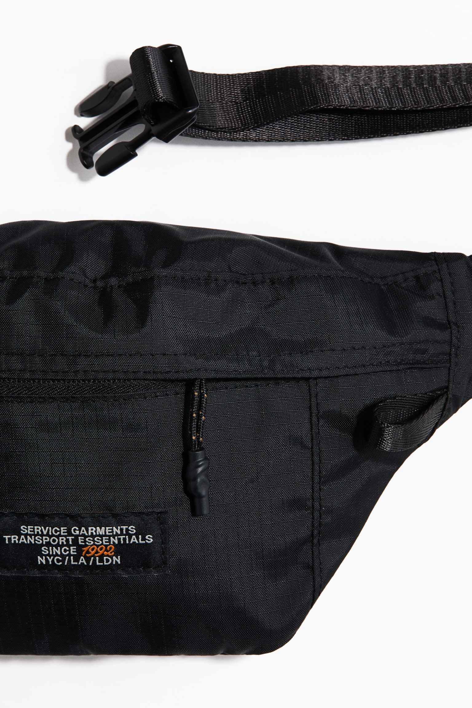 Нейлонова сумка через плече - Чорний/Service Garments/Сірий/Service Garments - 2