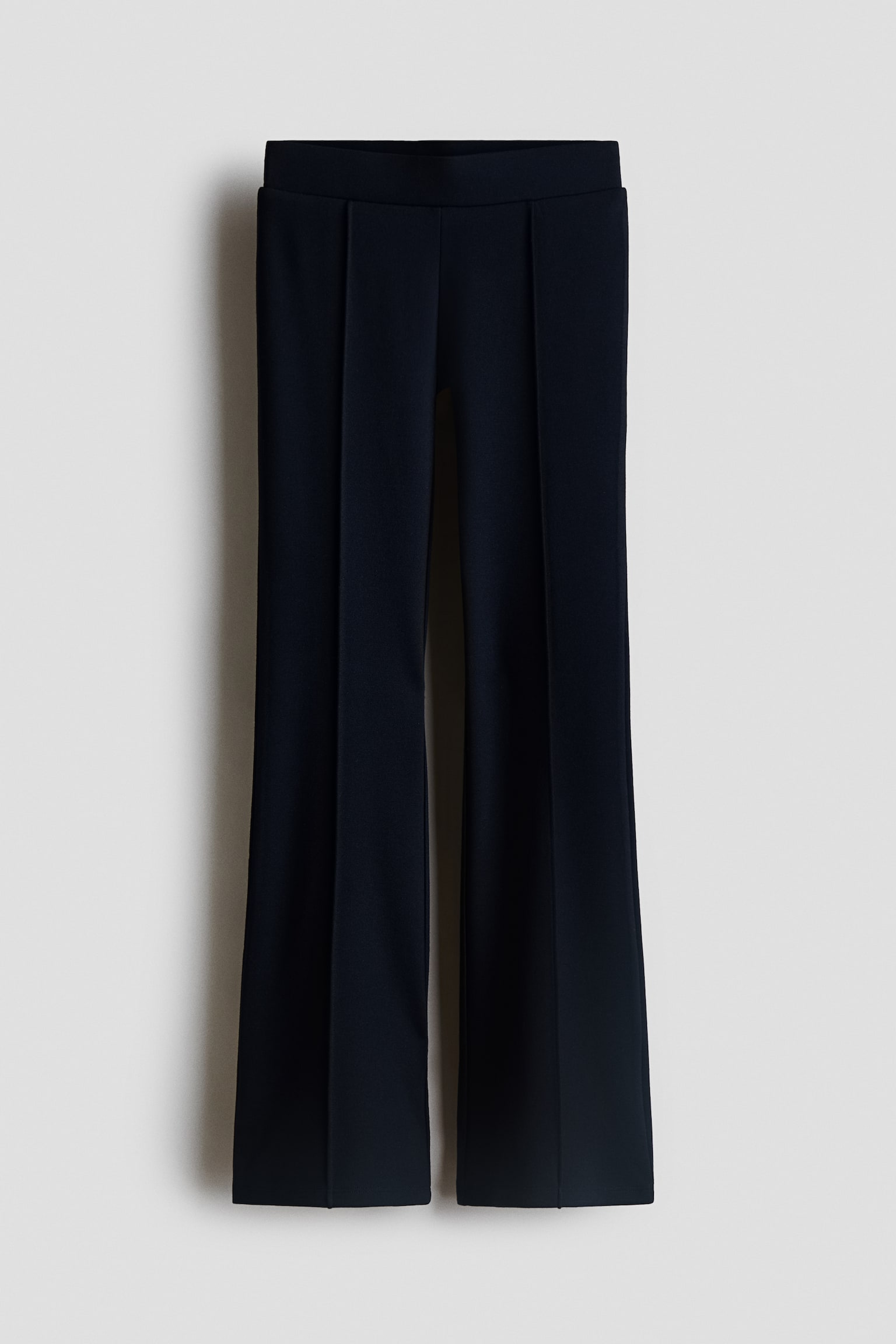 Flared jersey leggings - Navy blue/Black - 1