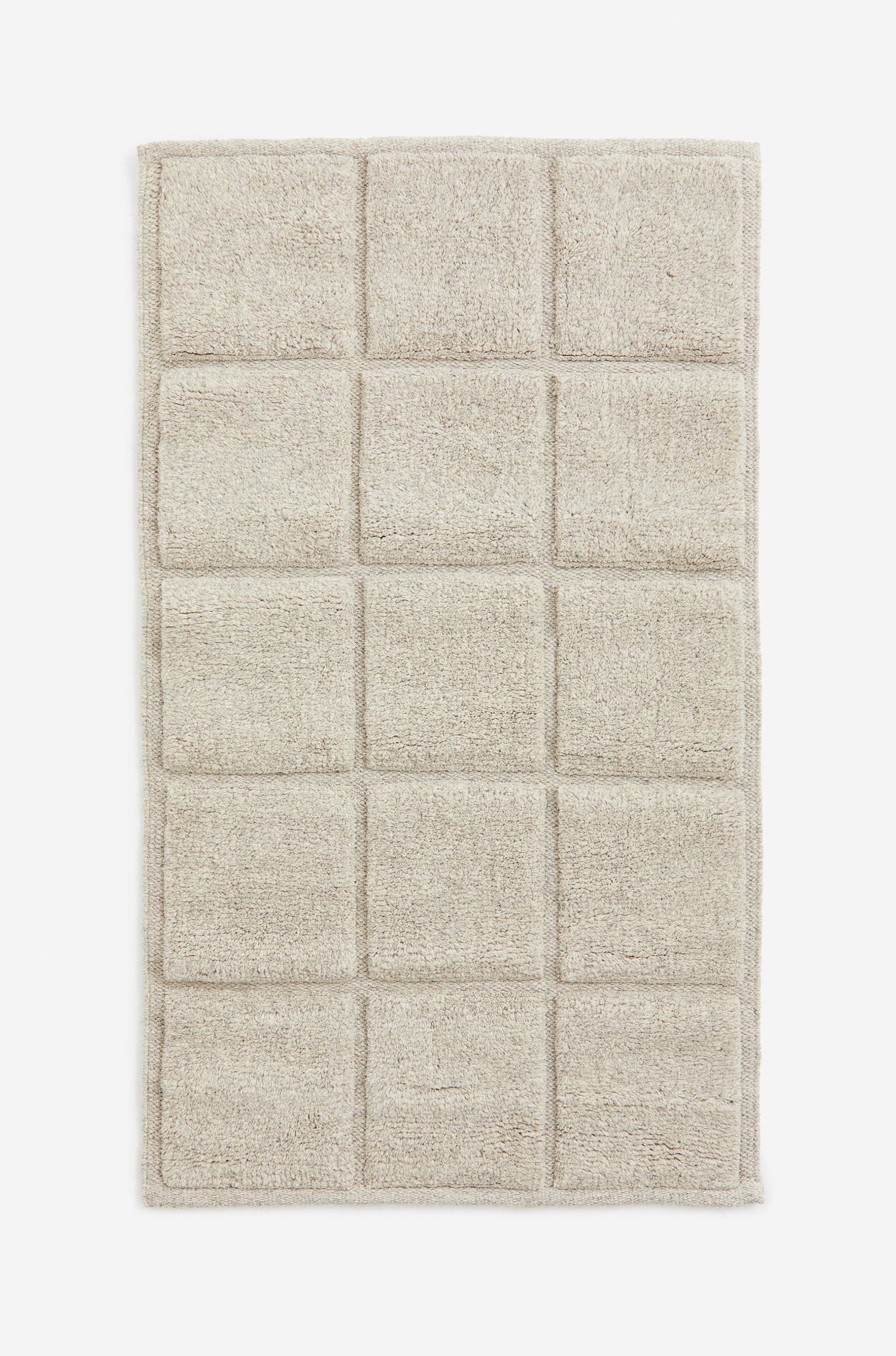 Tapis en laine - Taupe clair - 3