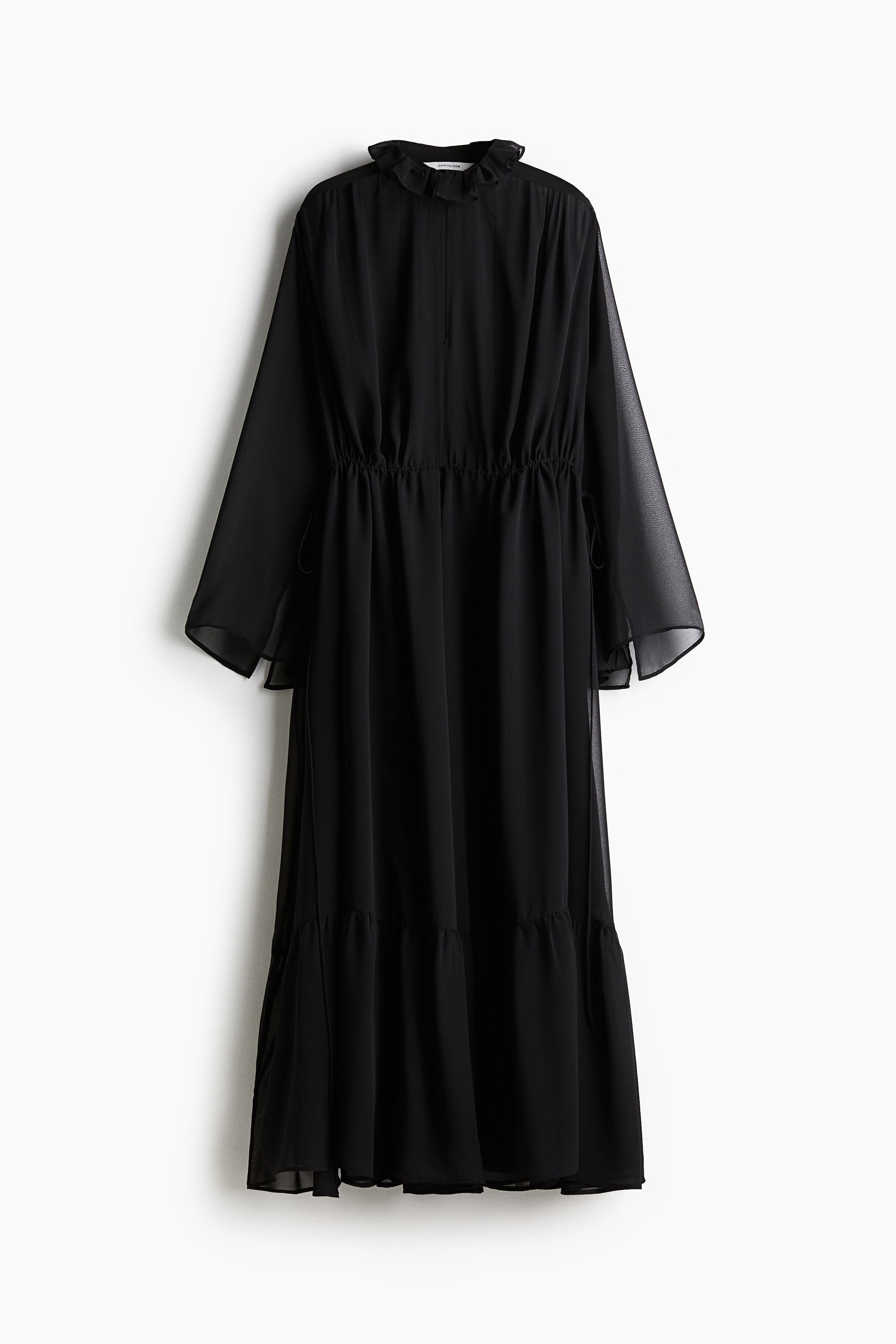 Sheer Maxi Dress - Black