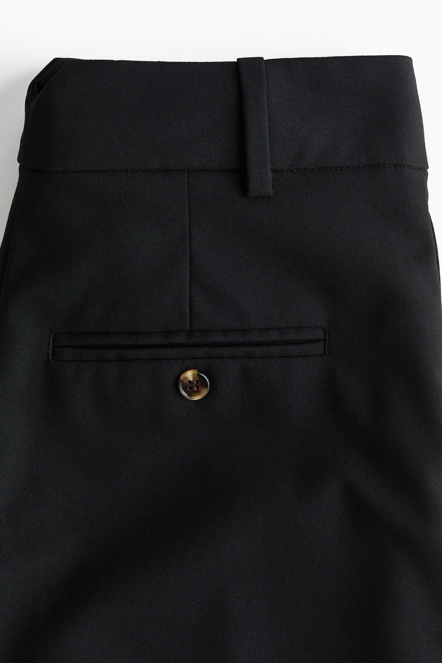 Женские брюки H&M Wide-Leg Dress Pants, цвет: Чёрный — фото 6