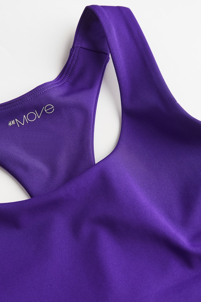 DryMove™ Medium Support Sports bra - Dark purple/Black/White/Pink/dc - 3