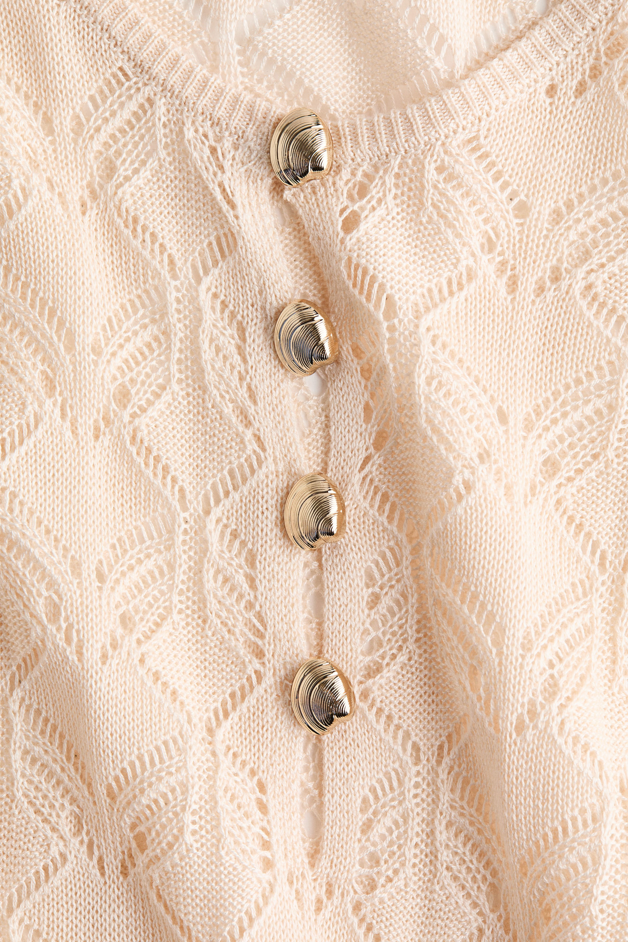 Crochet-Look Mini Dress