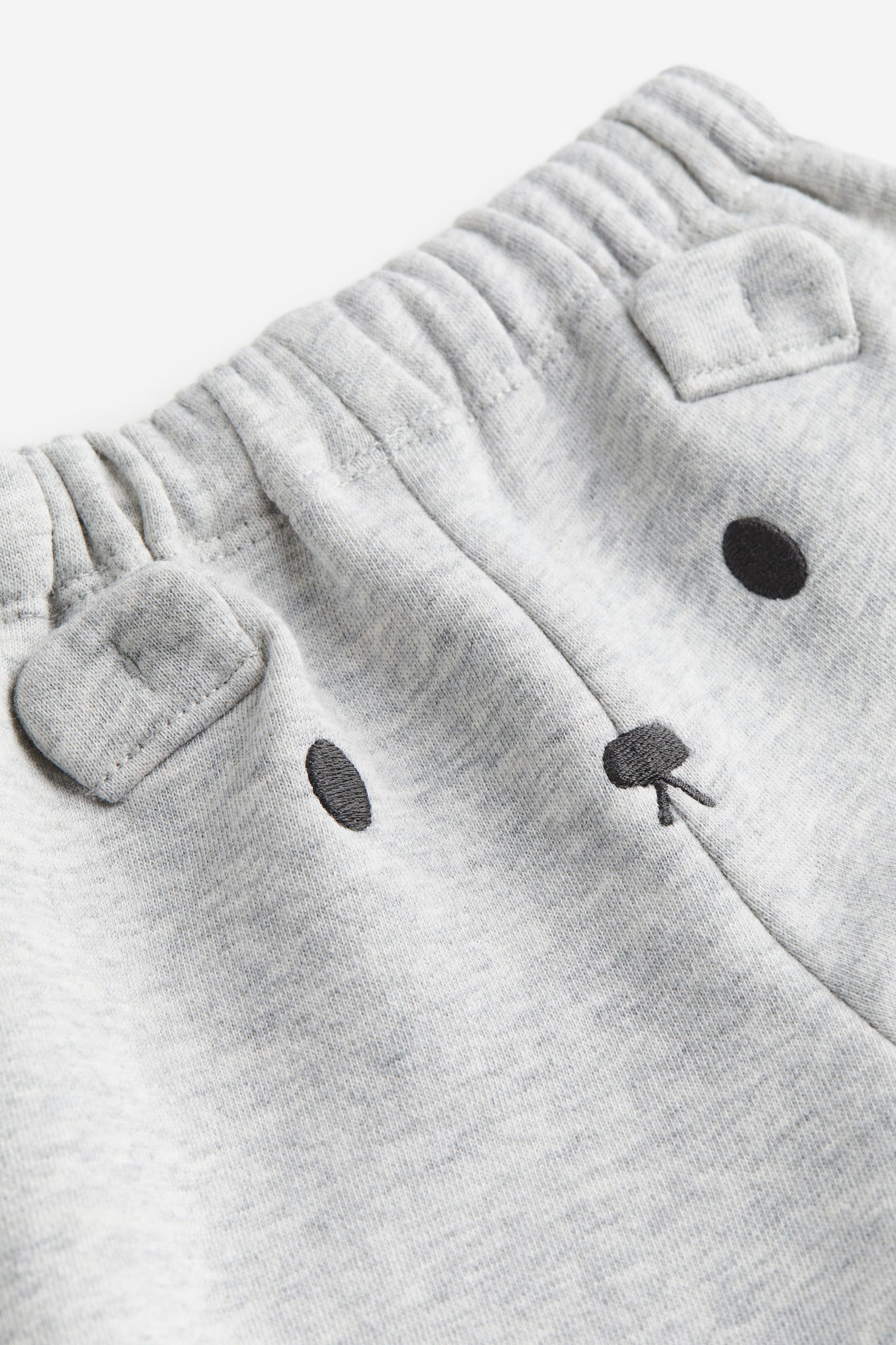 Ear Detail Track Pants - Light grey marle/Animal/Light pink/Animal/Light beige/Animal - 2