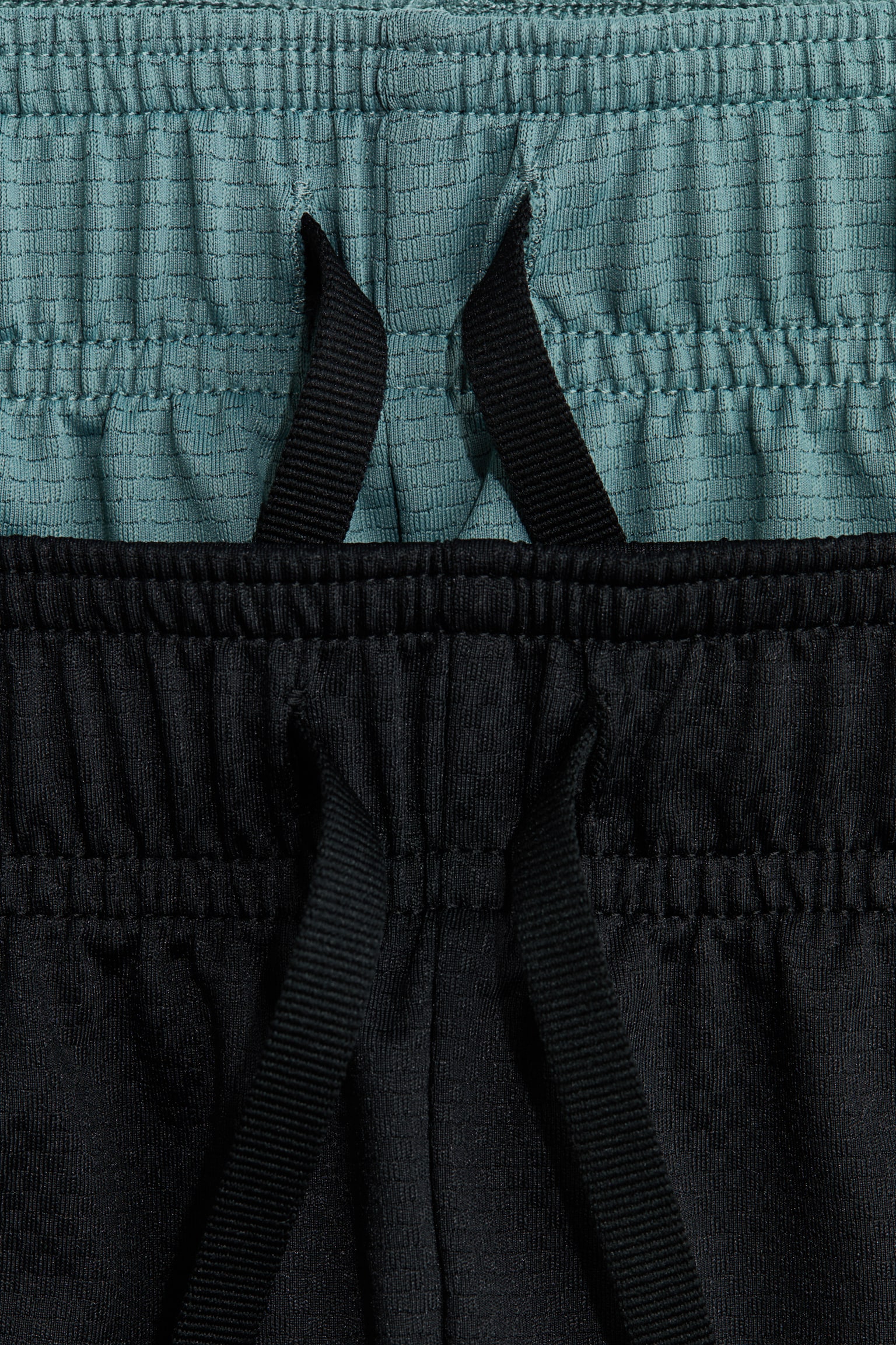 2-pack sports shorts with DryMove™ - Teal/Black/Black - 4