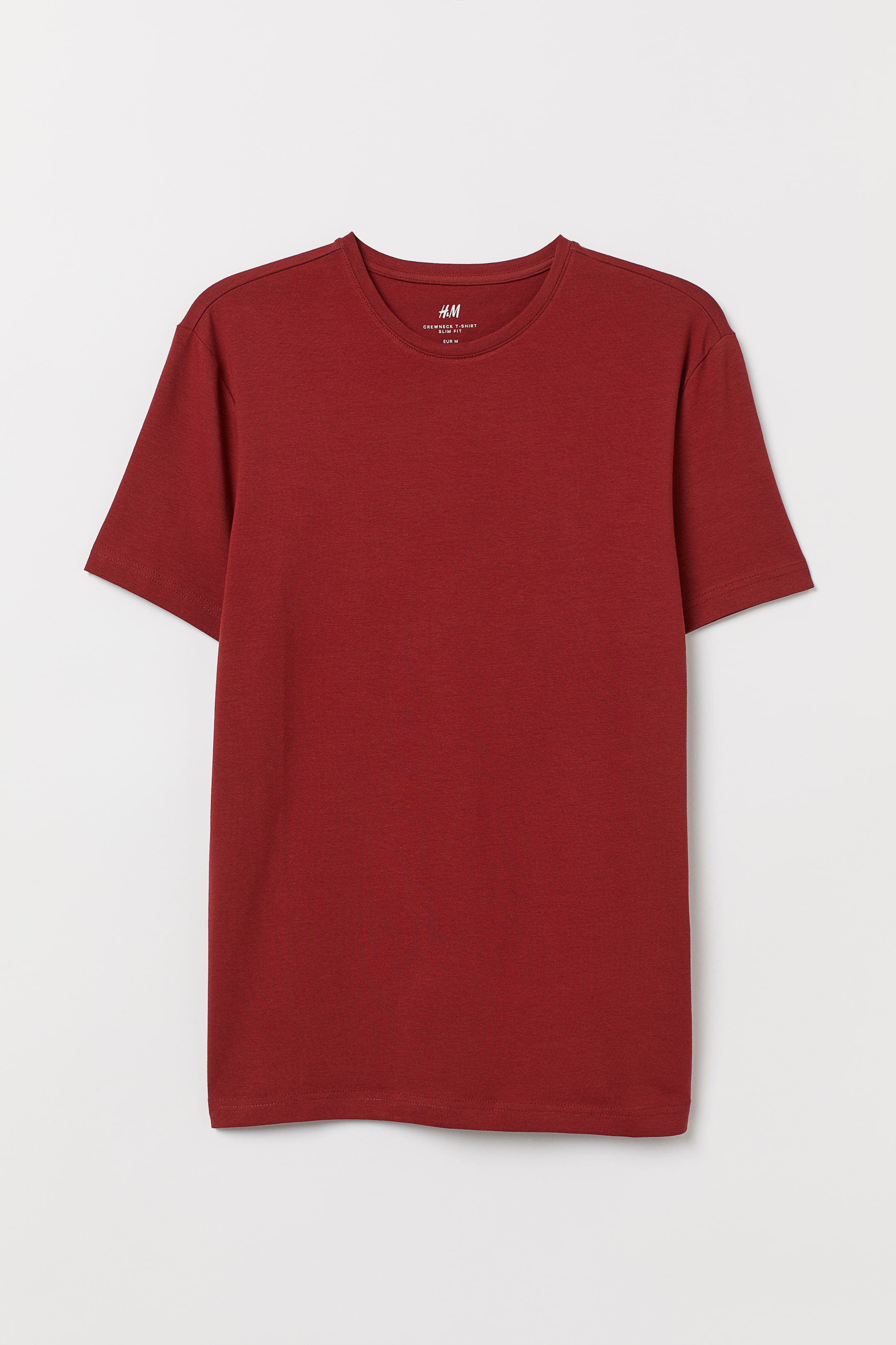 查看大圖: 貼身T恤 - 鐵鏽紅 - Men | H&M 1