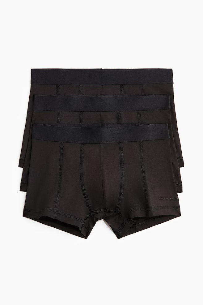 3er-Pack Sport-Trunks mit DryMove™ - Schwarz/Dunkelblau - 1