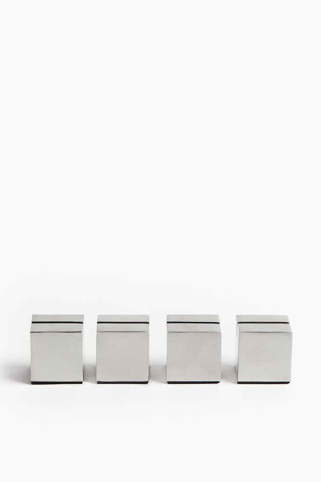 4-pack place card holders - Silver-coloured - 1