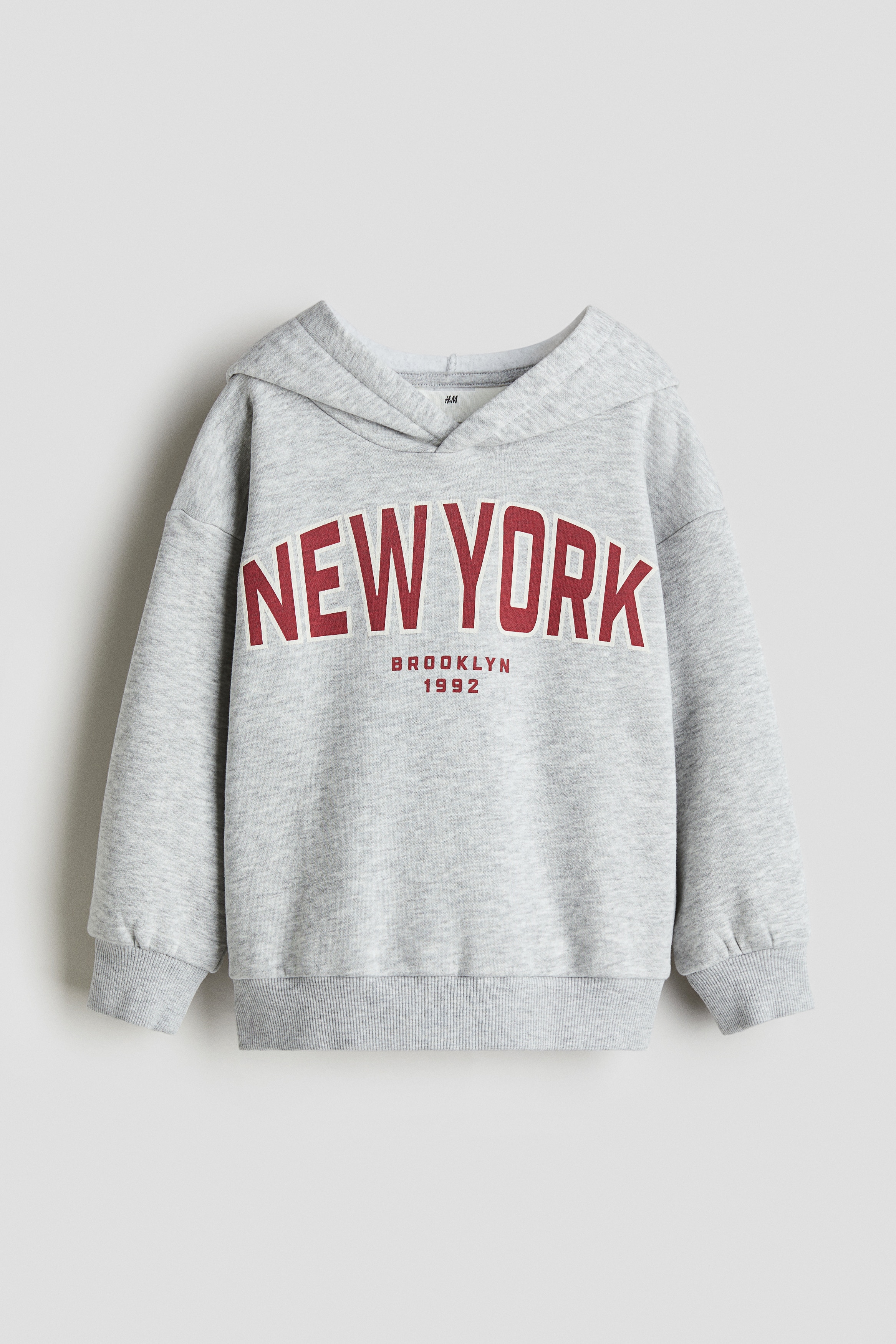Printed hoodie - Grey marle/New York/Blue/03/Grey melange/NASA