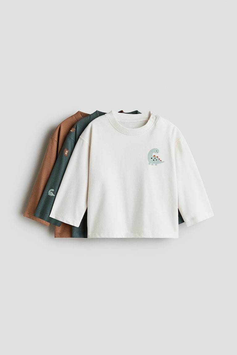 Packde3camisetasdealgodón