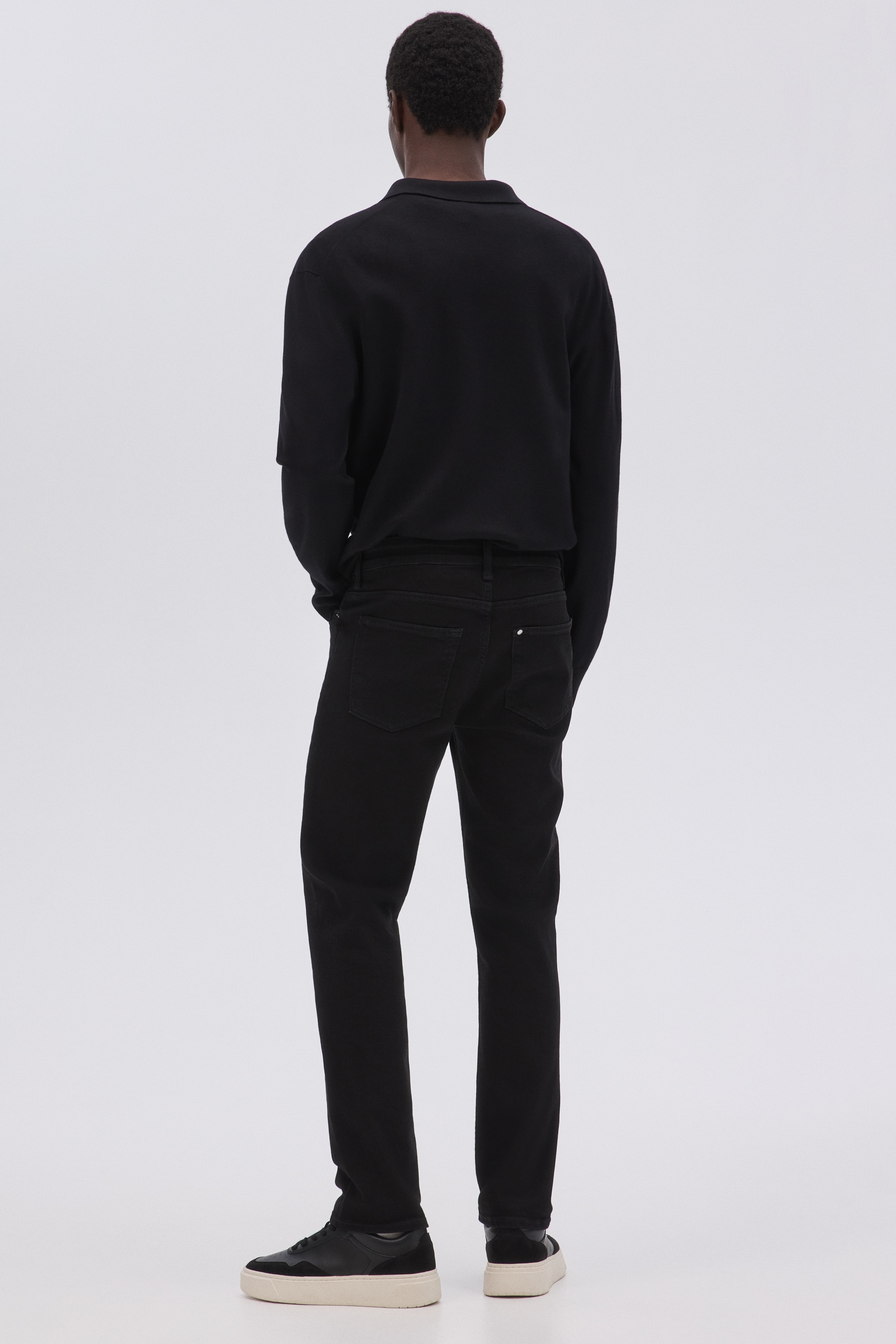 Men's Black Straight Regular Jeans | H&M US