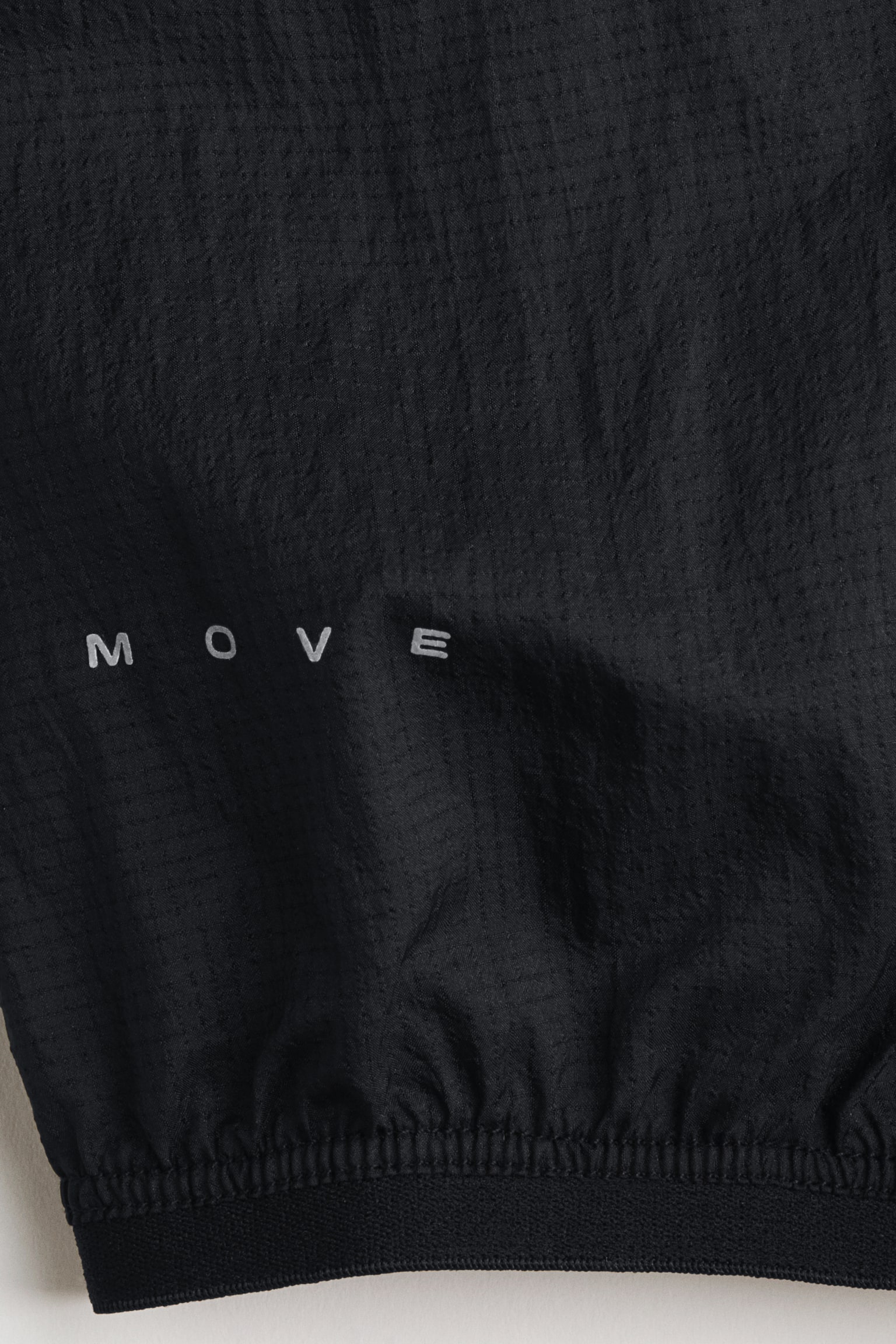 Мужская куртка H&M Move Relaxed-Fit Water-Repellent Running, цвет: Чёрный — фото 8