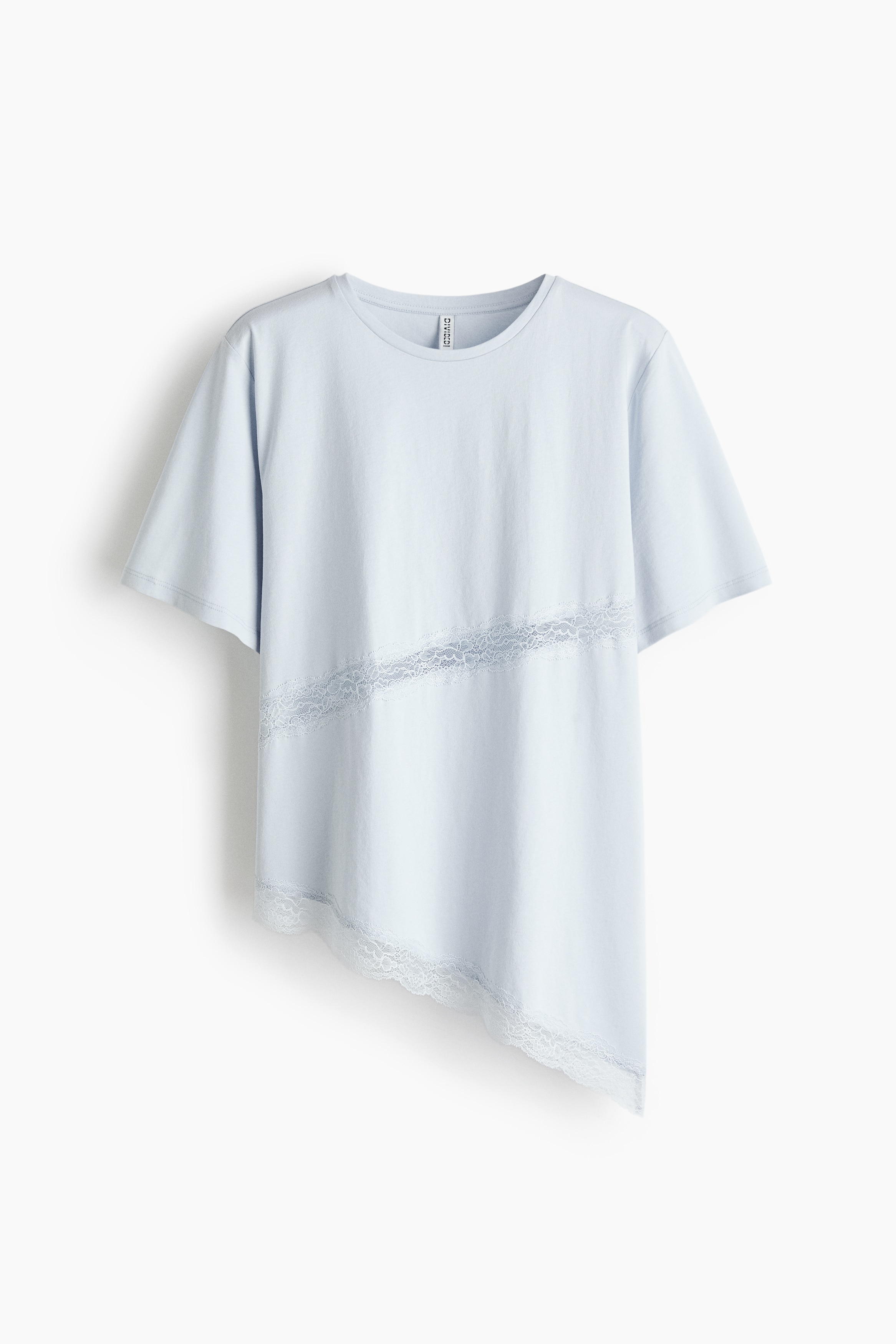 Lace-Trimmed T-Shirt
