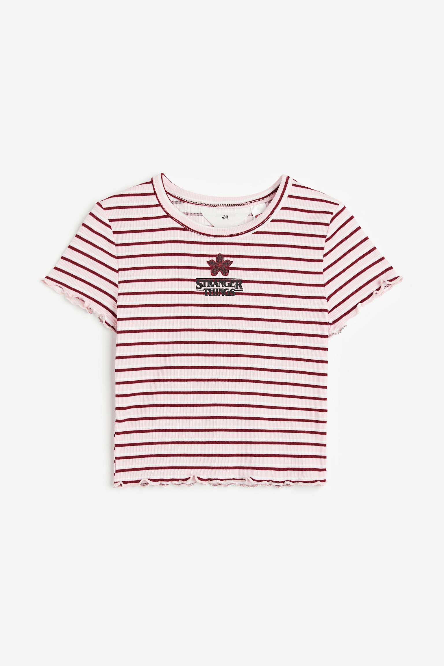 Printed T-shirt - Light pink/Stranger Things/White/Stranger Things - 1