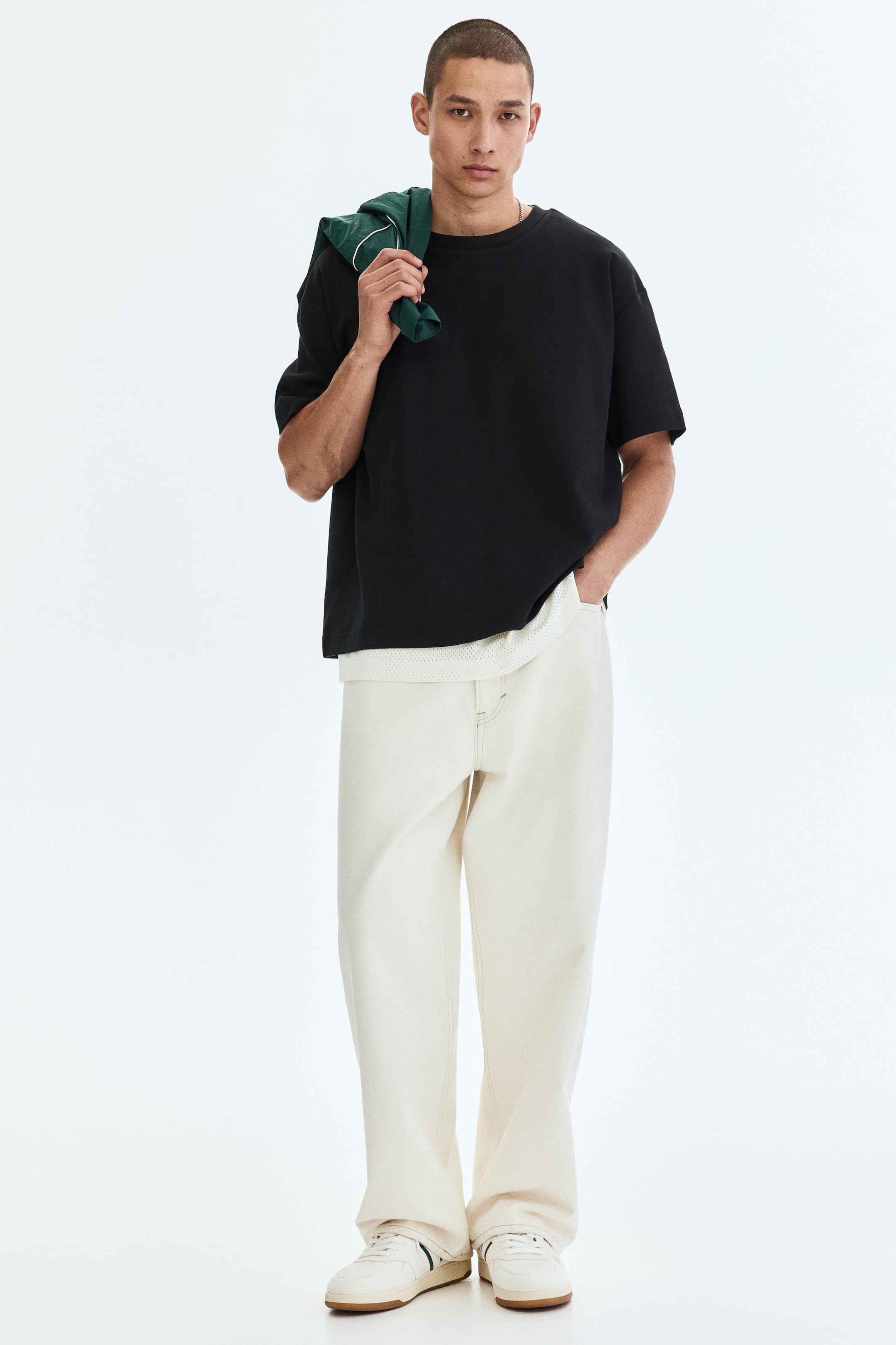 Loose-Fit Interlock T-Shirt