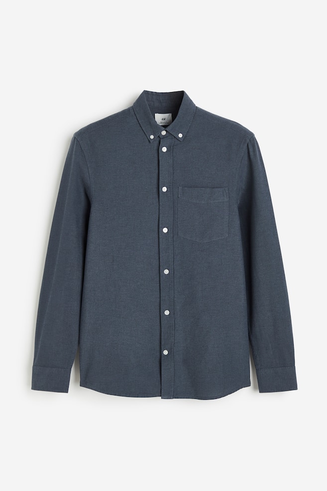 Regular Fit Oxfordskjorte - Mørk blå/Hvit/Lys blå/Beige/dc/dc/dc/dc/dc/dc - 2