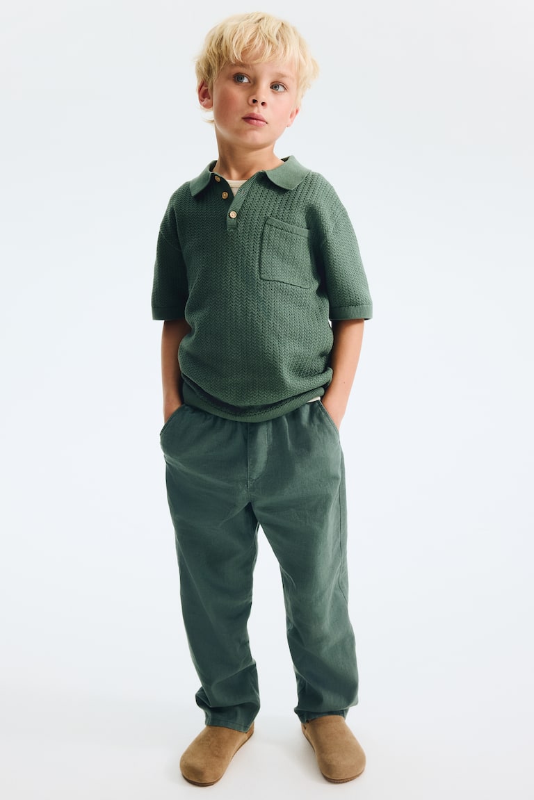 Pantalone od mešavine lana