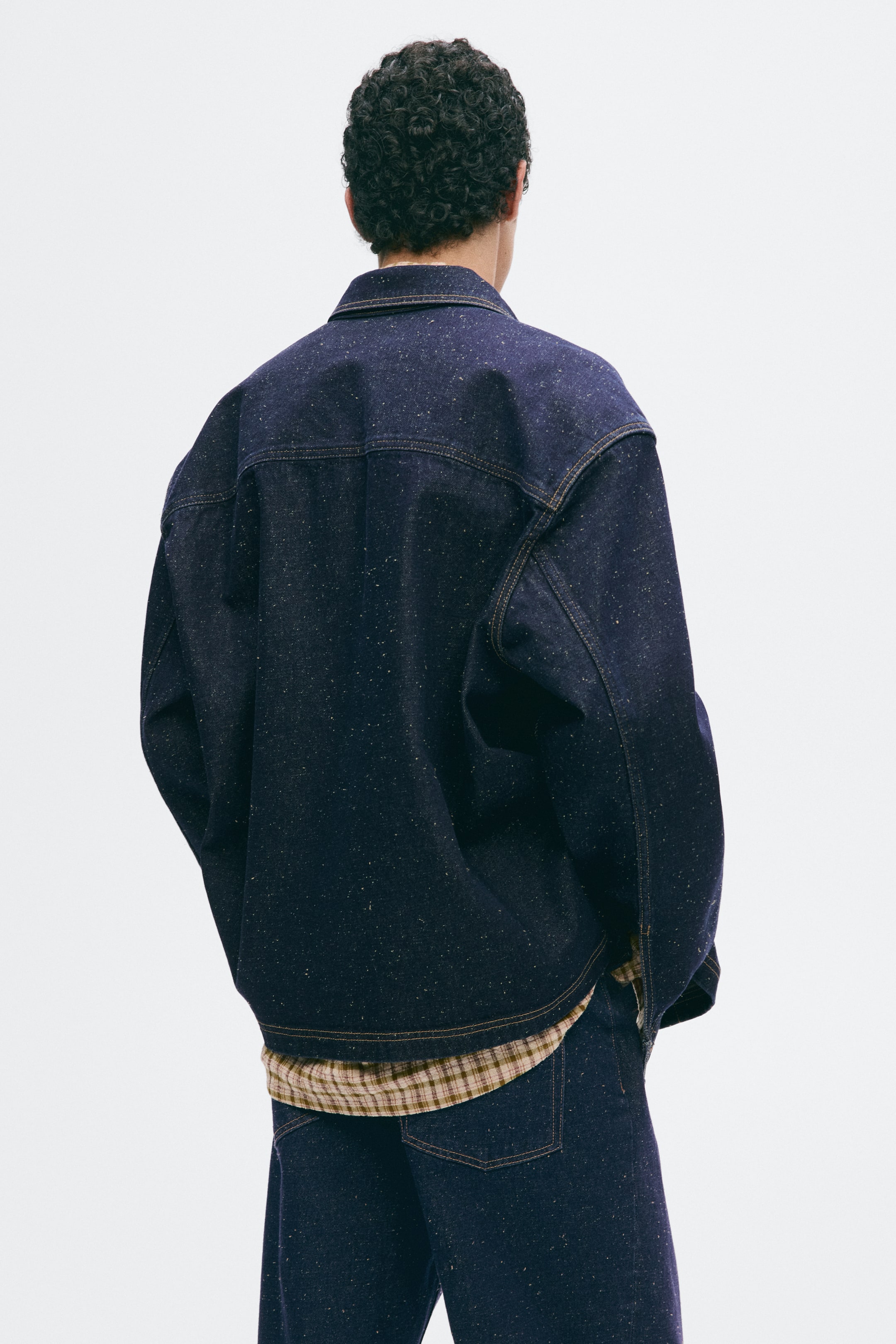Мужские джинсы H&M Denim Overshirt — фото 5