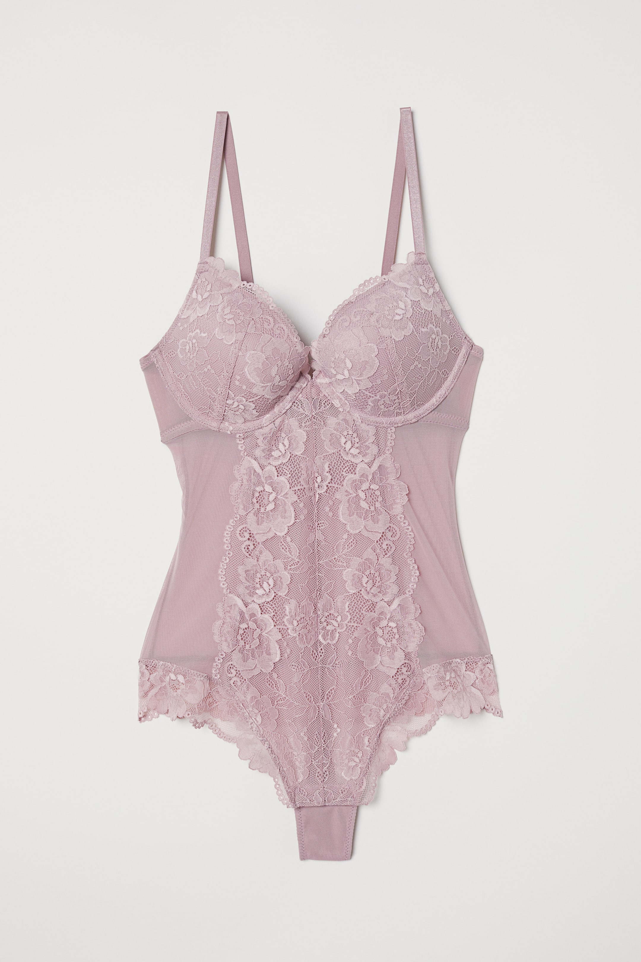 View larger image: Push-up string-back body - Old rose - Ladies | H&M 1