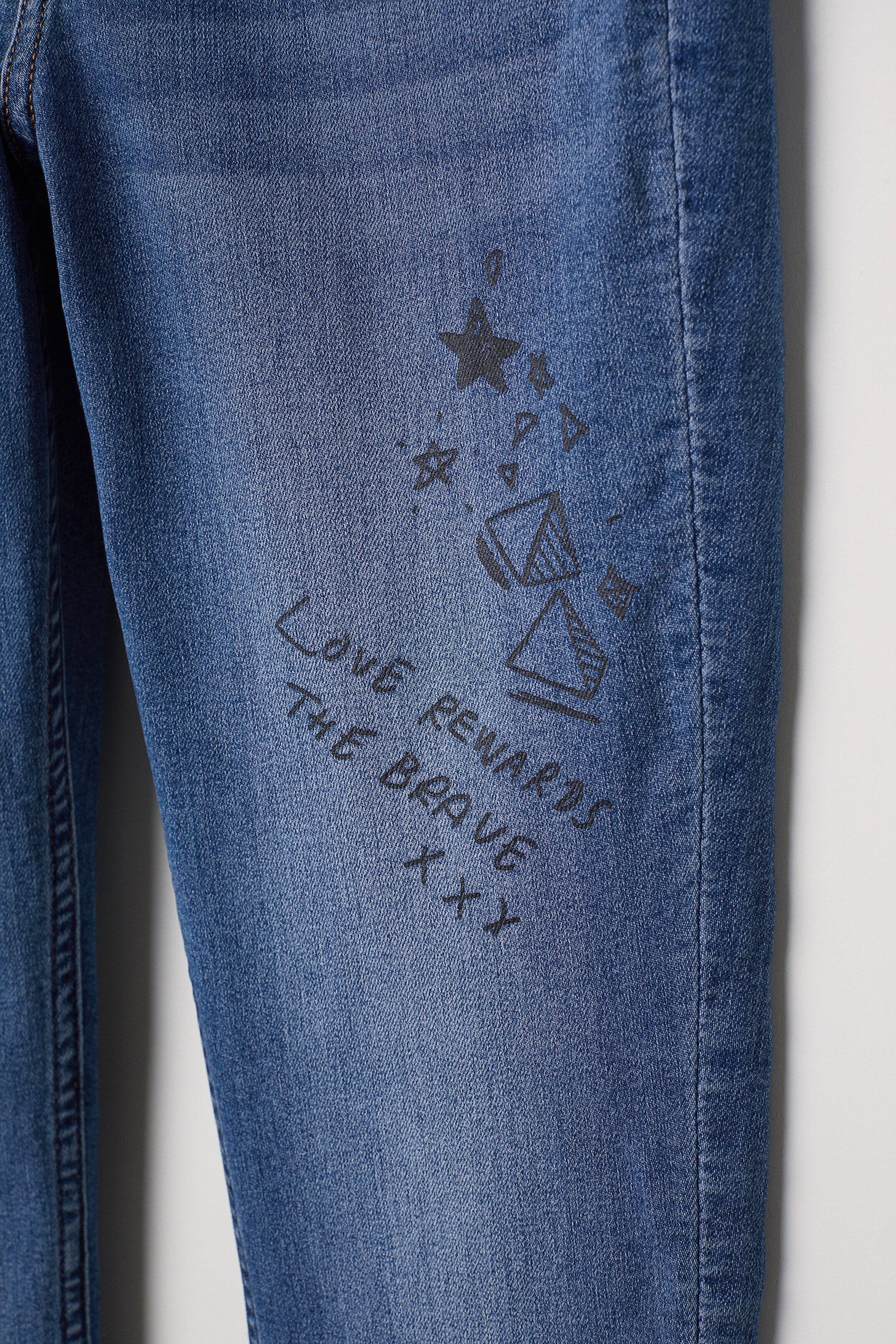 Jeans Skinny H&M Bleu Supers Stretch - Taille 10, Neuf Avec étiquette