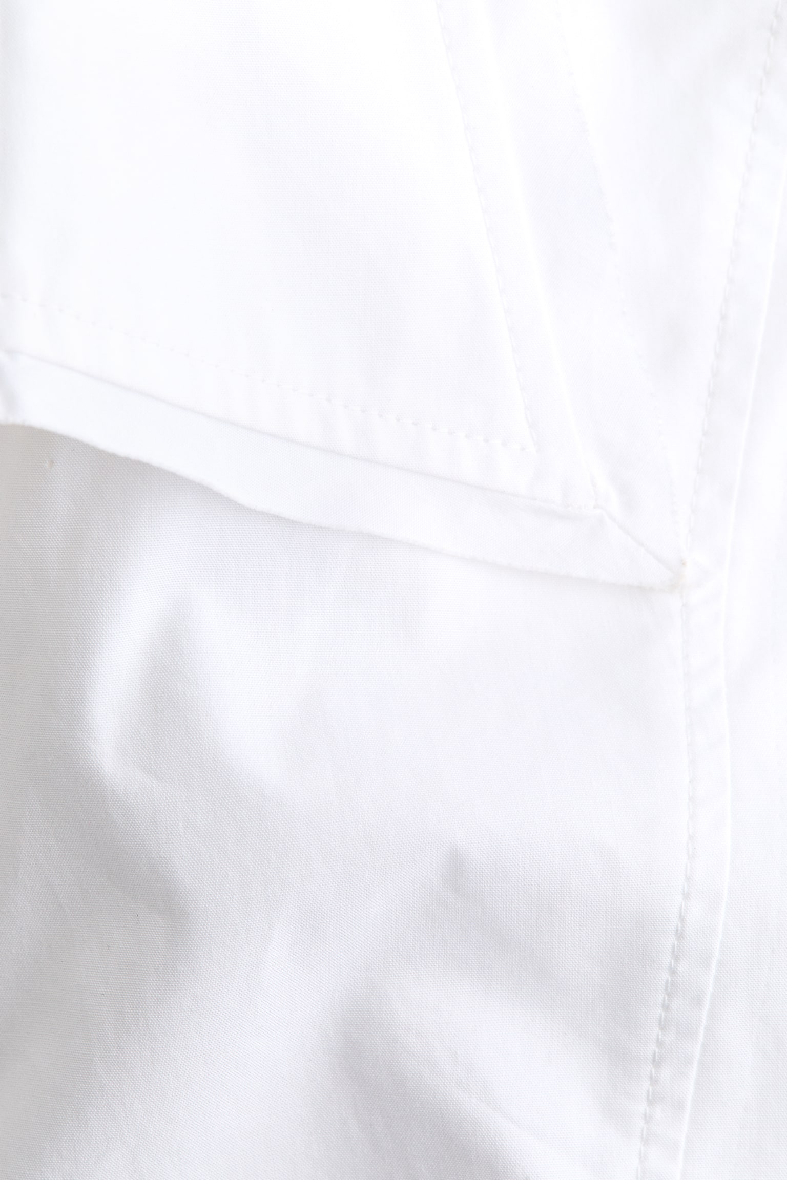 Женская рубашка H&M Poplin Hourglass, цвет: Белый — фото 6