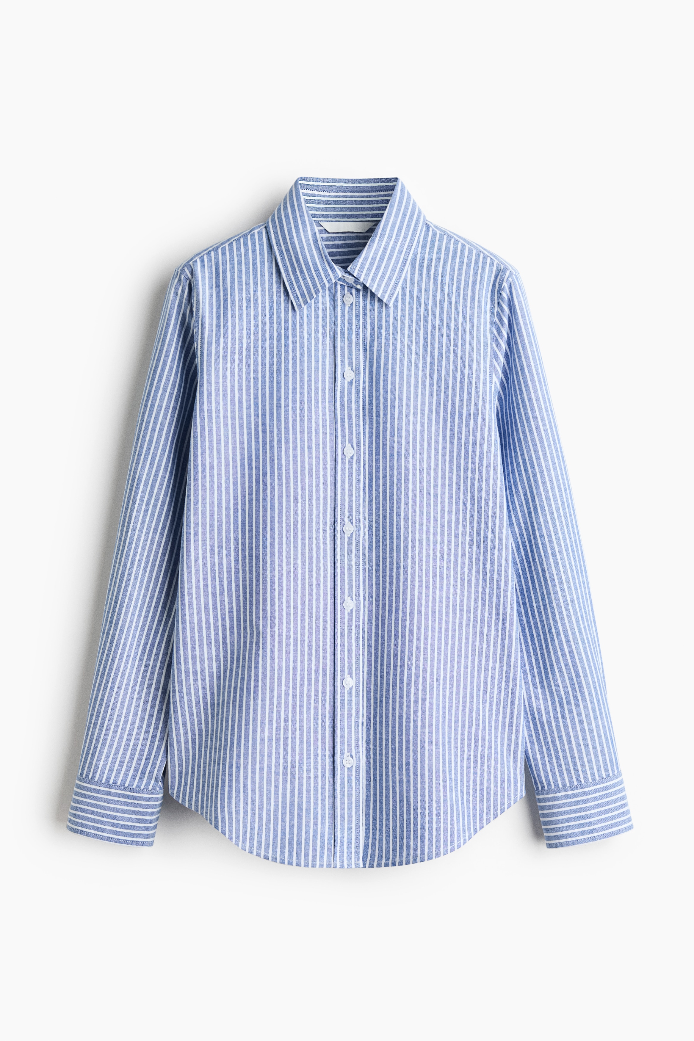 Áo sơ mi Oxford - Màu xanh dương nhạt/Kẻ/Màu xanh dương nhạt/Màu trắng