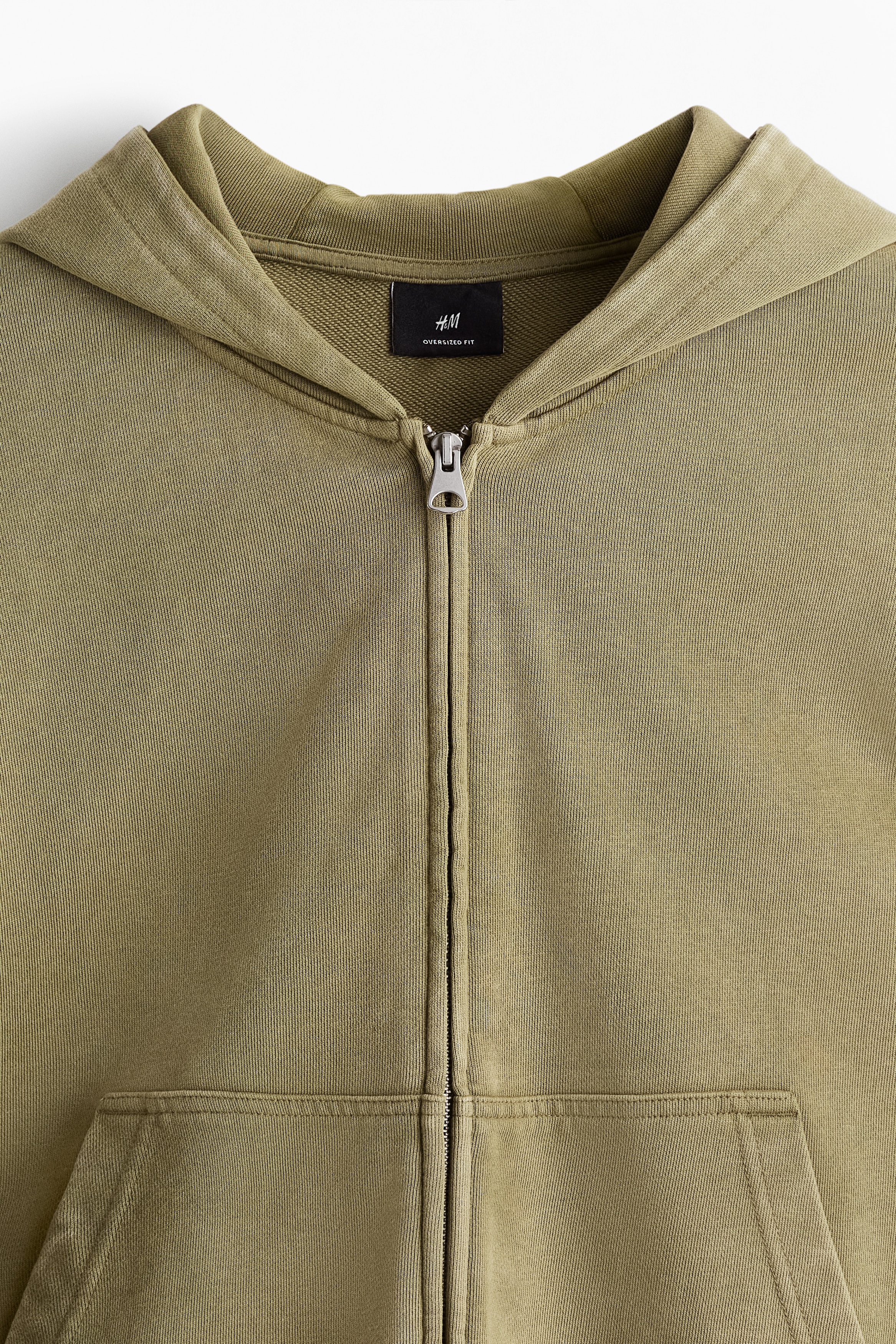 Men's Dark gray Oversized-Fit Hooded Jacket | H&M CA