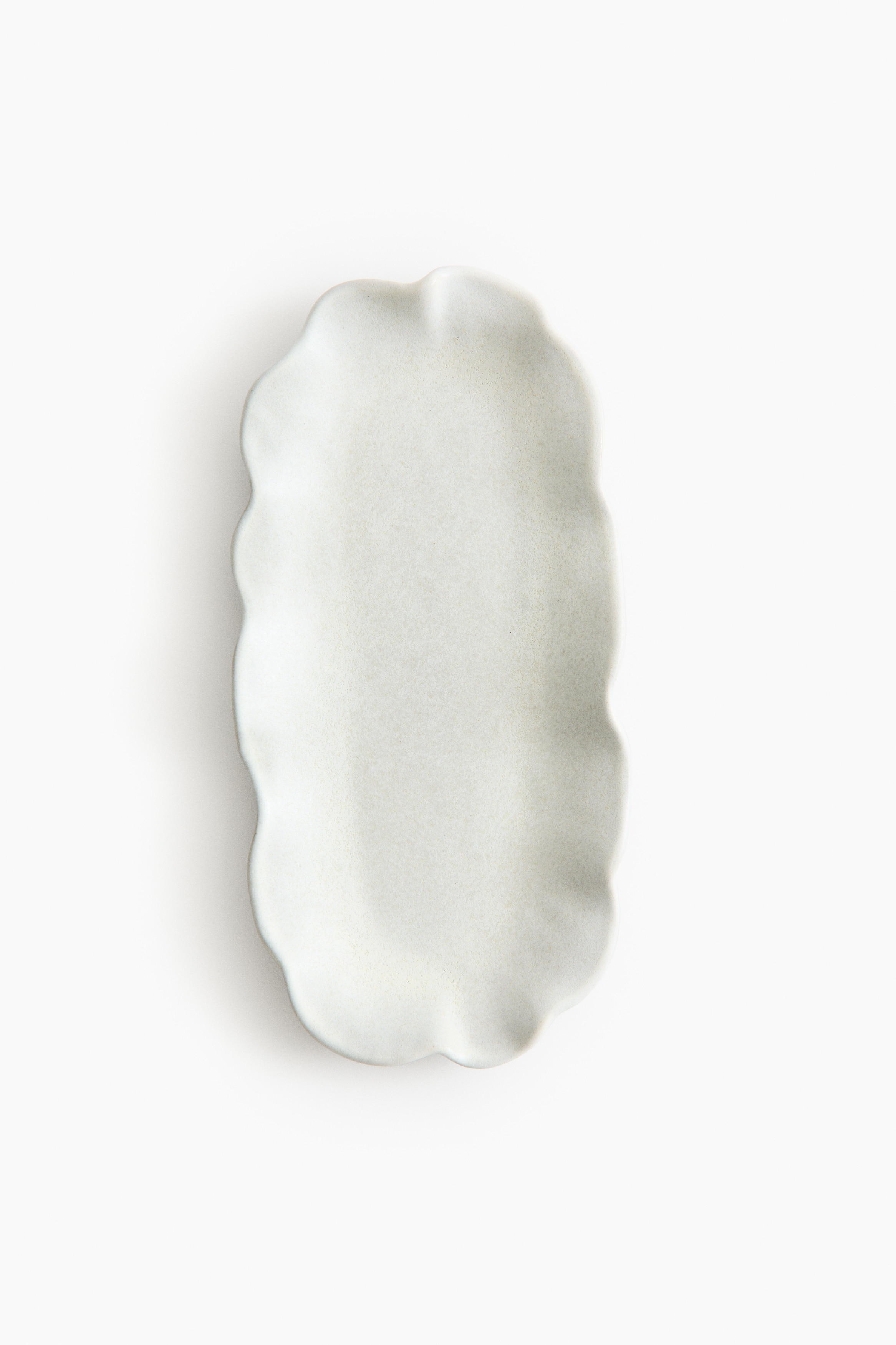 H&M Home  - Assiette de service en terracotta - Blanc
