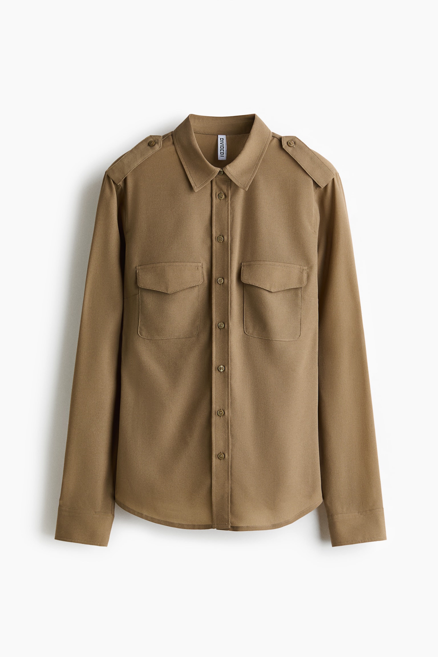 Chemise utility wear - Vert kaki/Crème