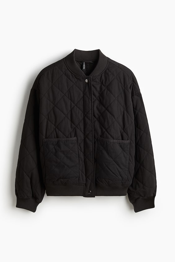 Женские куртки H&M Quilted Bomber Jacket