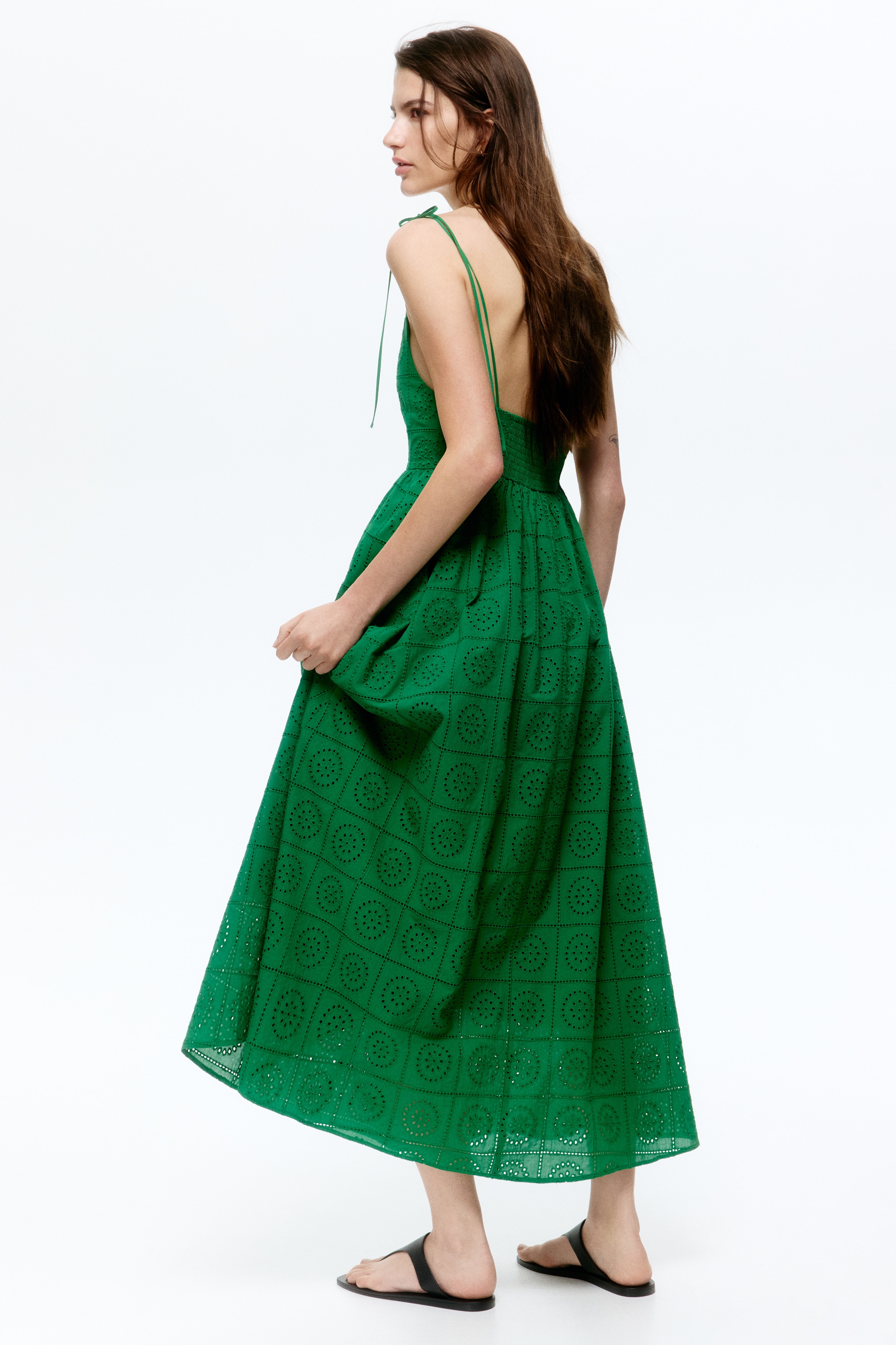 h and m green maxi dress Ladies - Olive Green Textured-Knit Maxi Dress - Size: XS