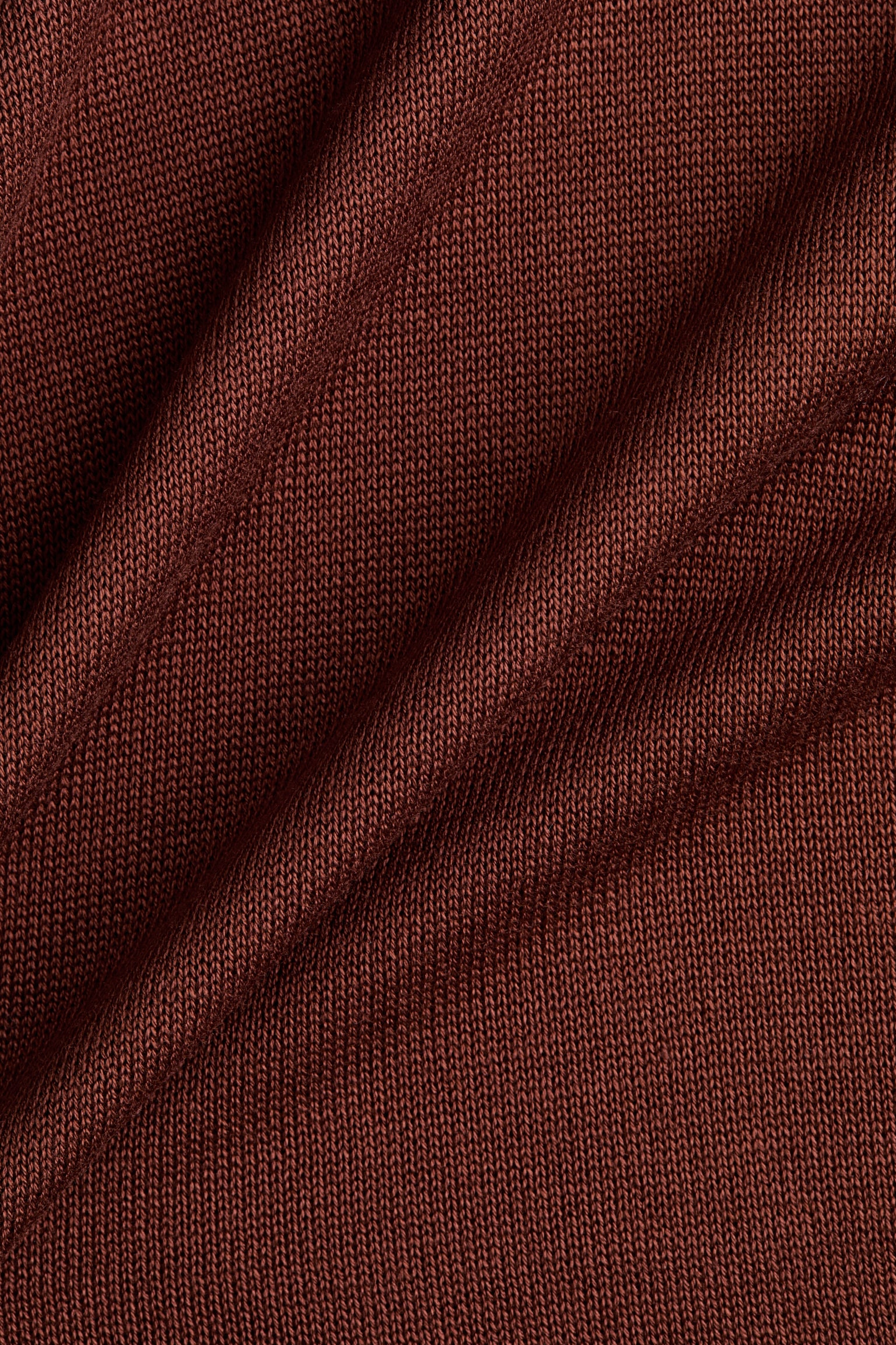 Женский топ H&M Fine-Knit Top, цвет: Тёмный коричневый — фото 6