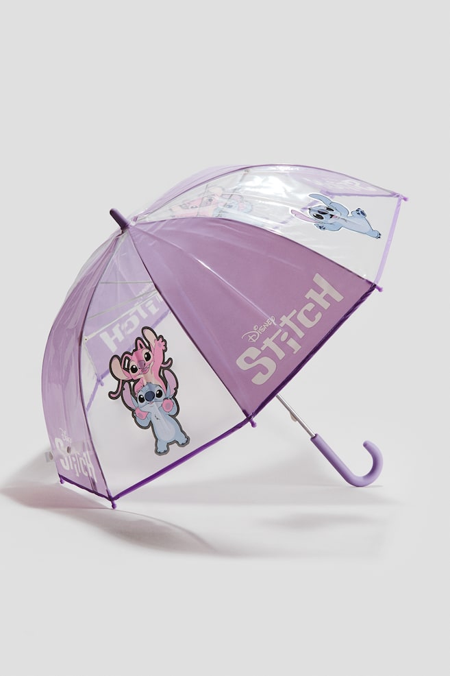 Printed umbrella - Purple/Lilo & Stitch - 1