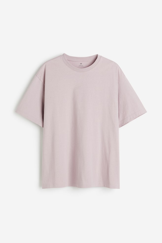 T-Shirt in Loose Fit - Rosa/Schwarz/Hellbeige/Weiß - 2